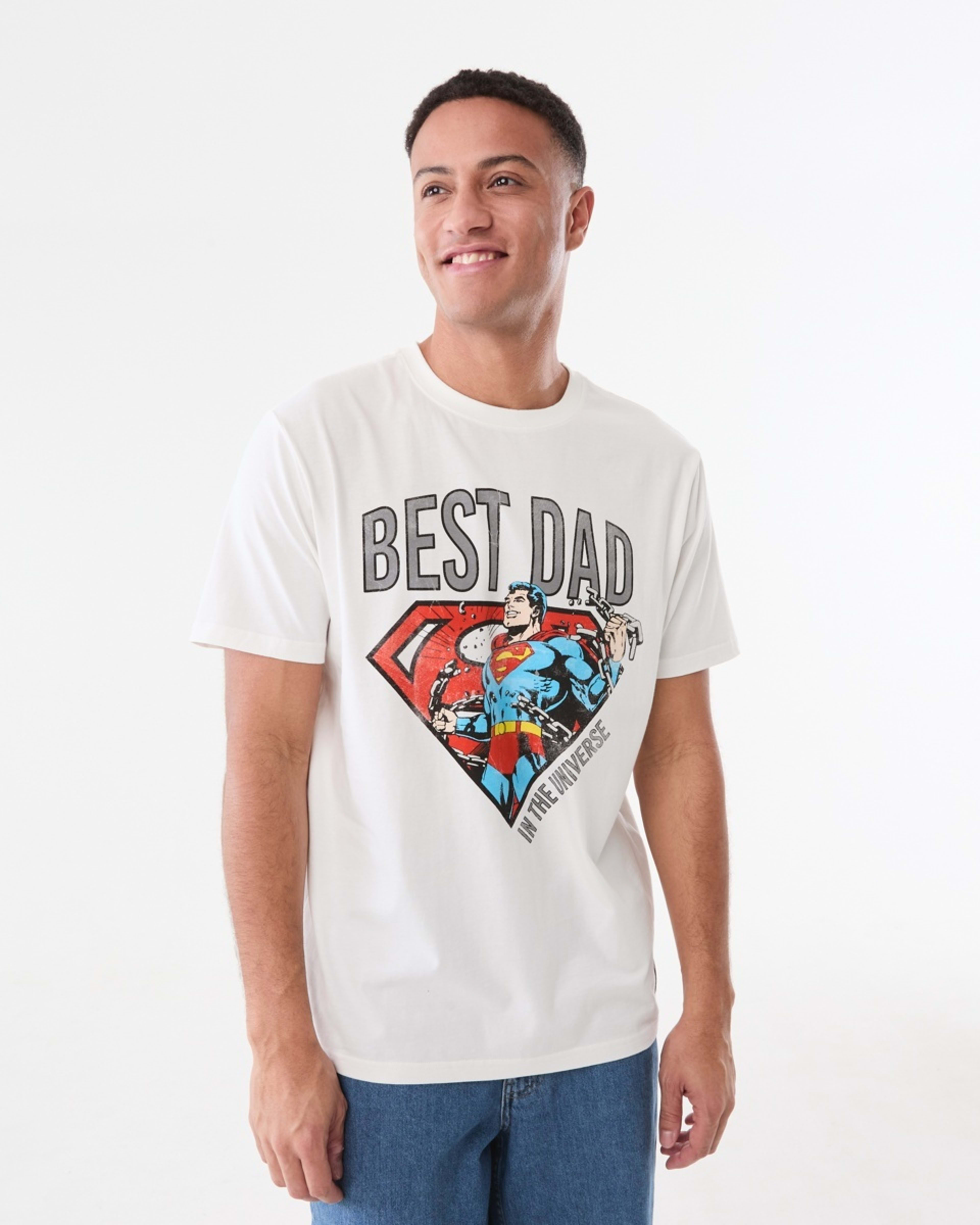 1 Super-Man License T-shirt SNOW WHITE
