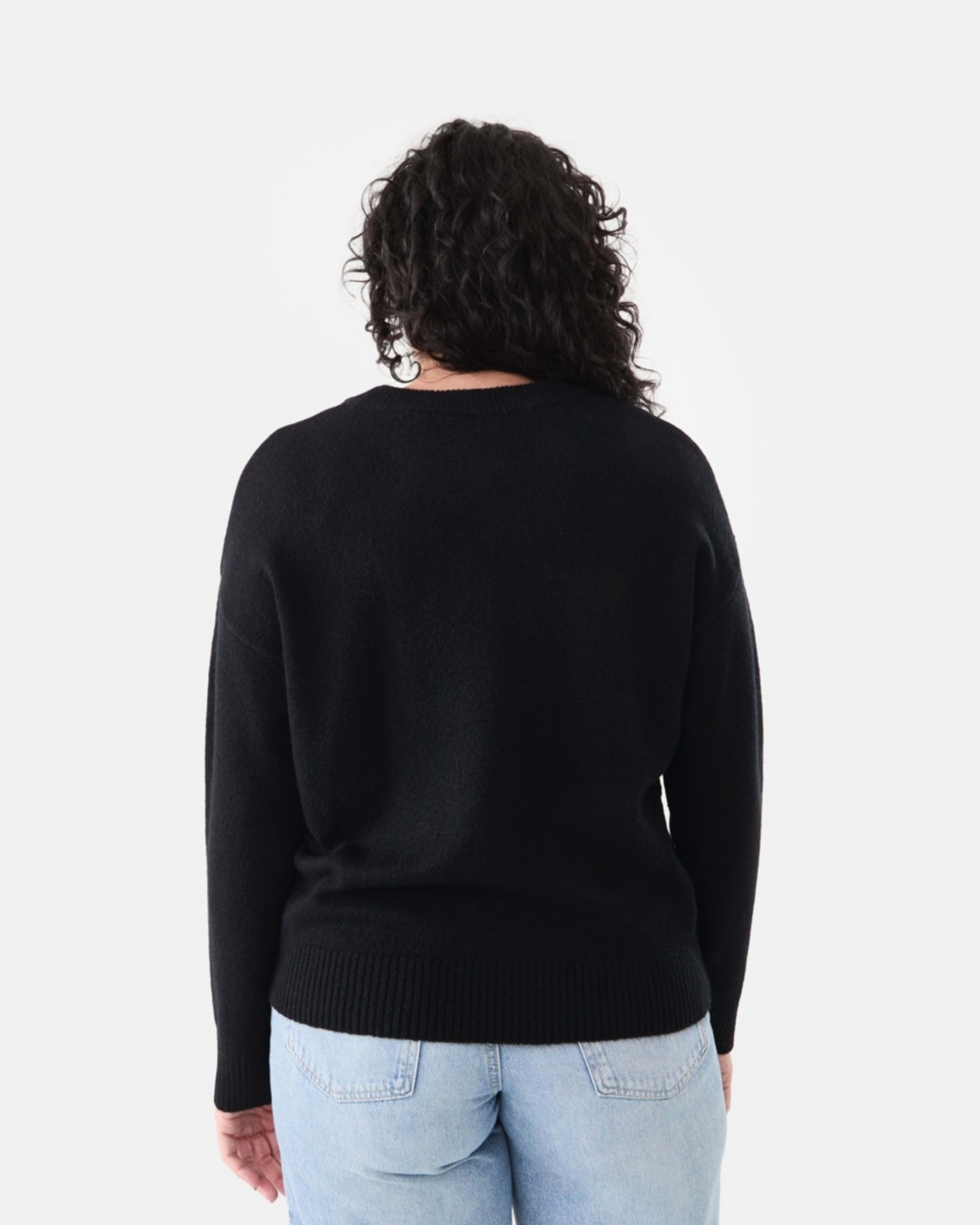3 Relaxed Jumper Black, 3 of 5