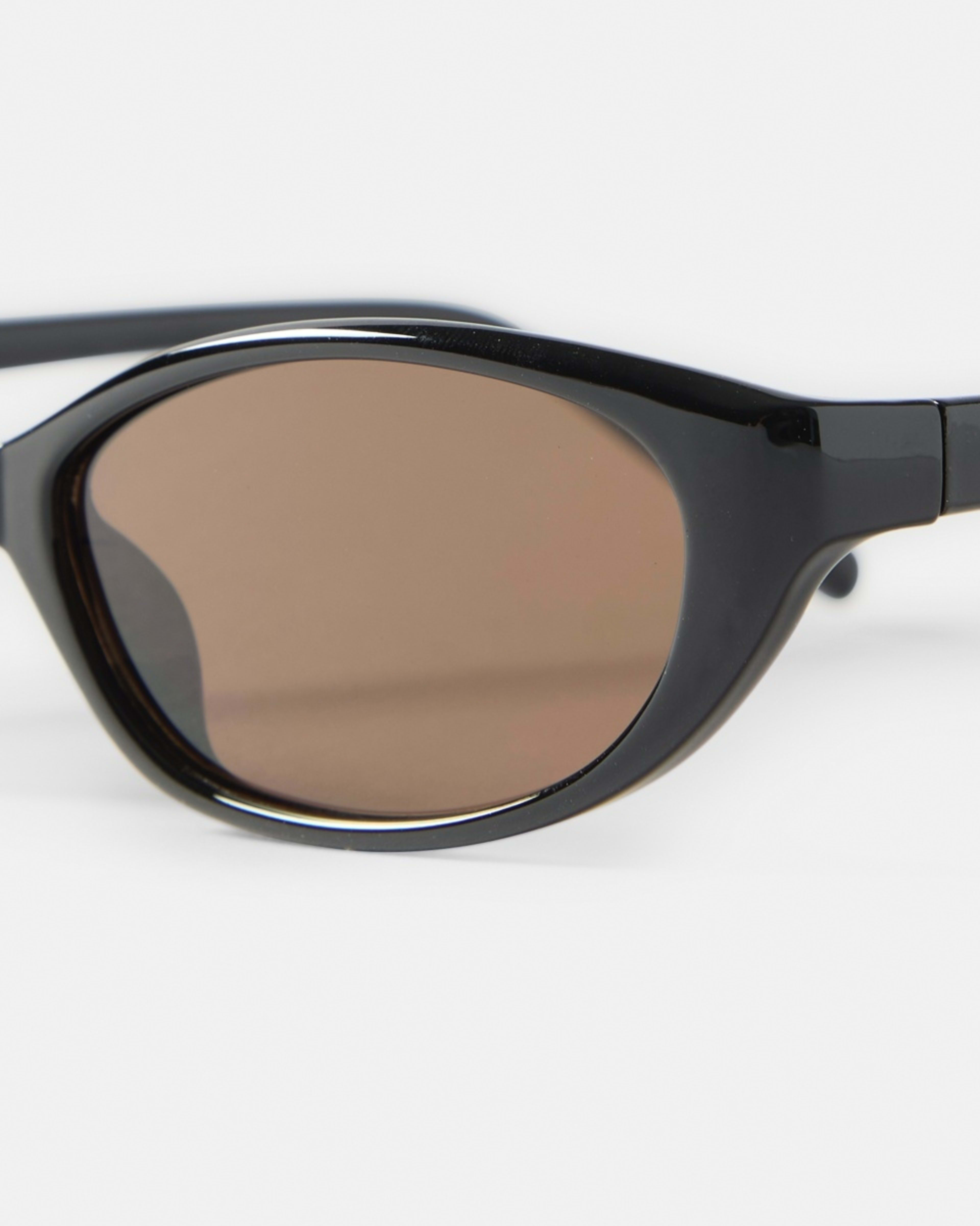 3 Thin Cat Eye Sunglasses Black, 3 of 6