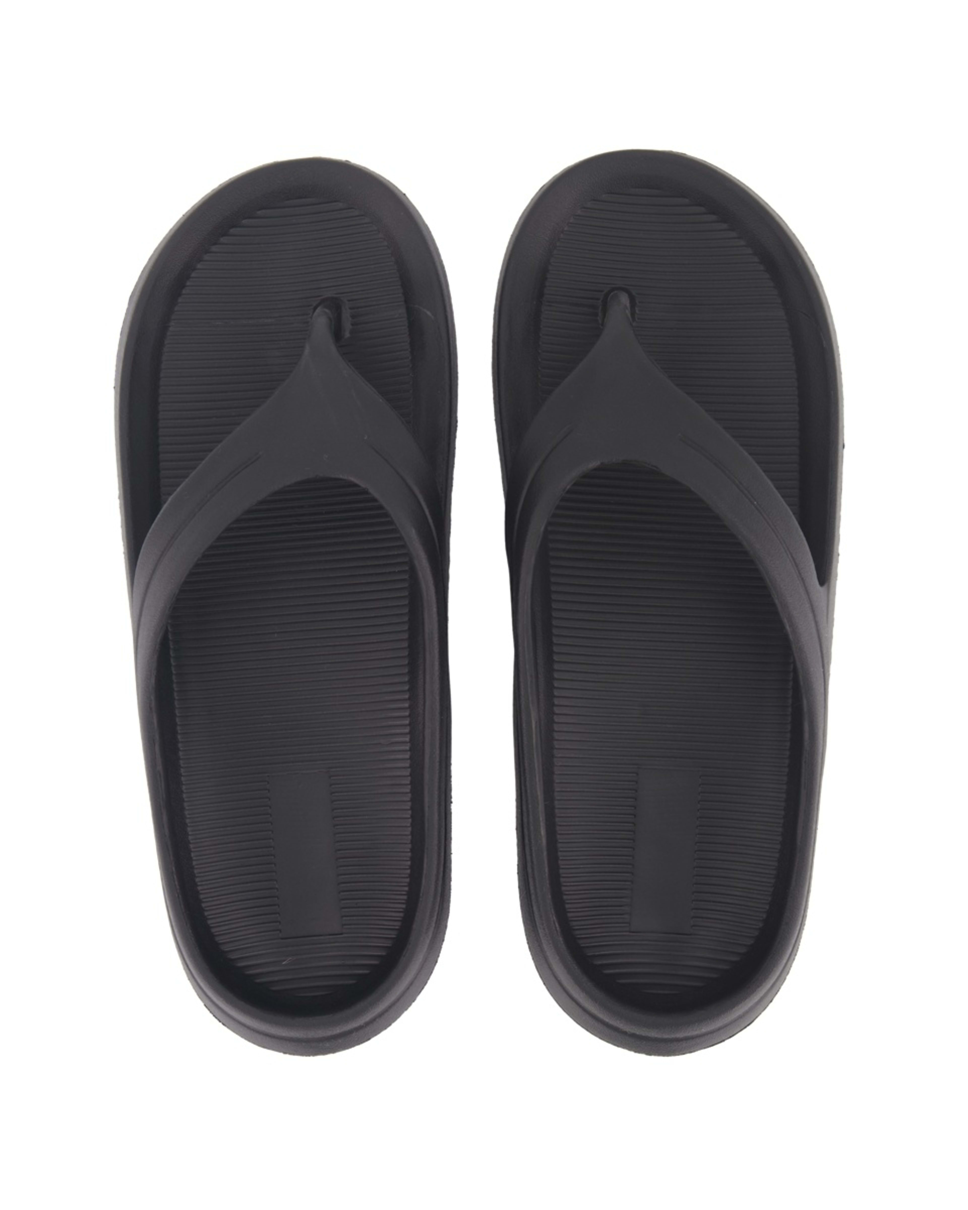 2 Chunky EVA Thongs Black, 2 of 3