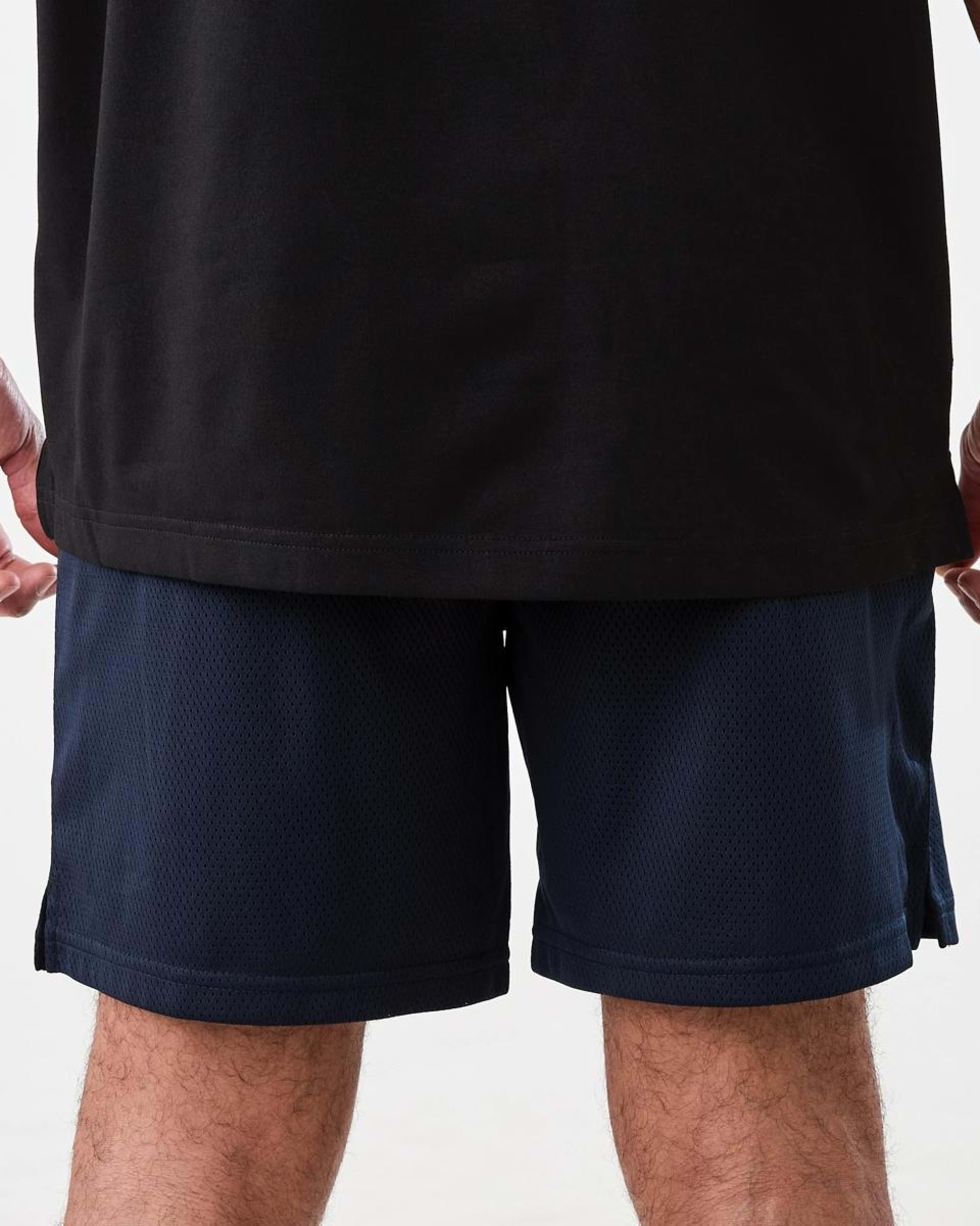 3 Active Mens Performance Mesh Shorts SHADE NAVY, 3 of 7
