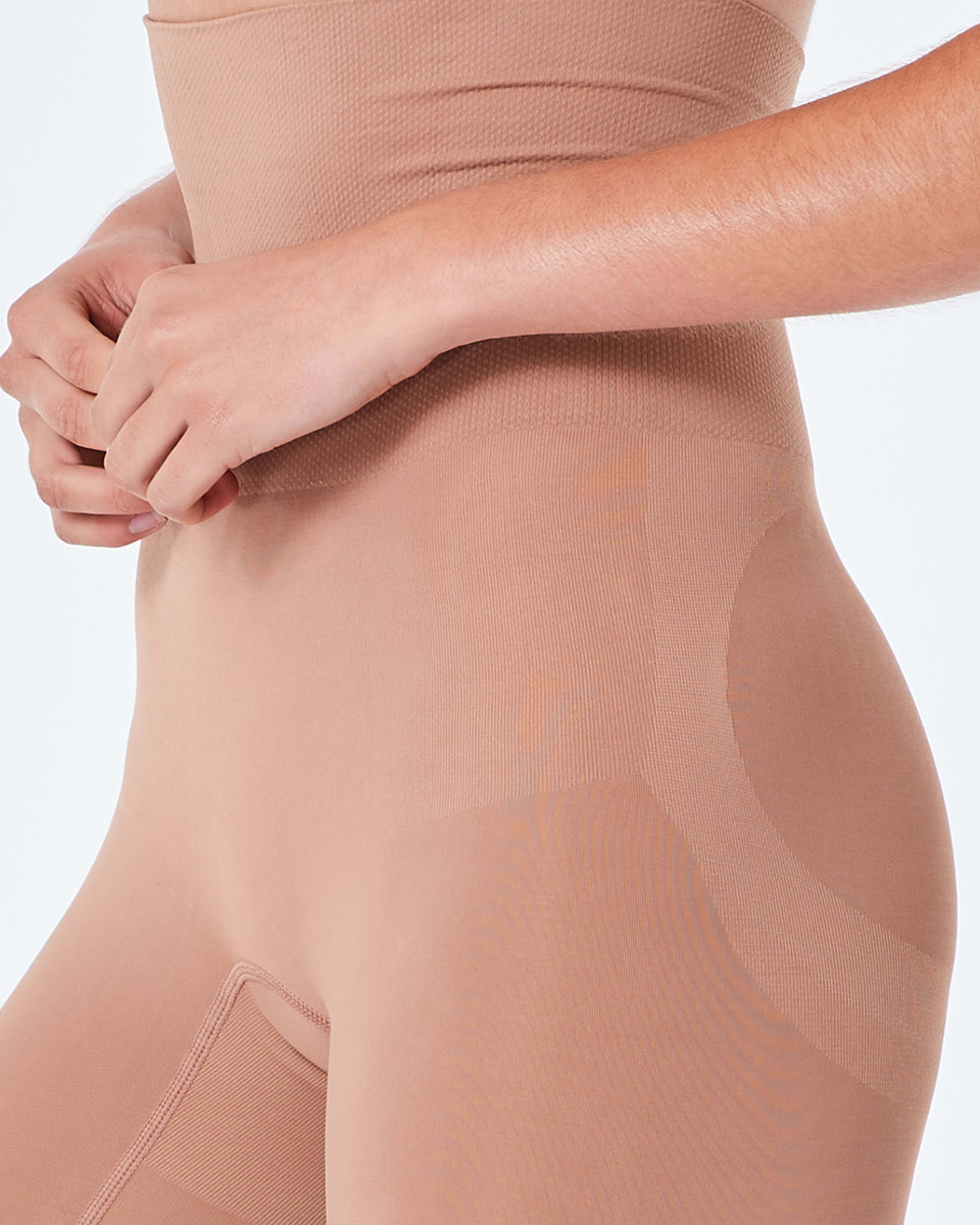 4 Firm Control Seamfree Shaping Shorts BEIGE TAN, 4 of 4