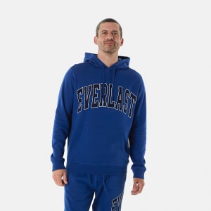 Everlast Navy Blue Cotton Maxi Logo Crewneck Sweatshirt