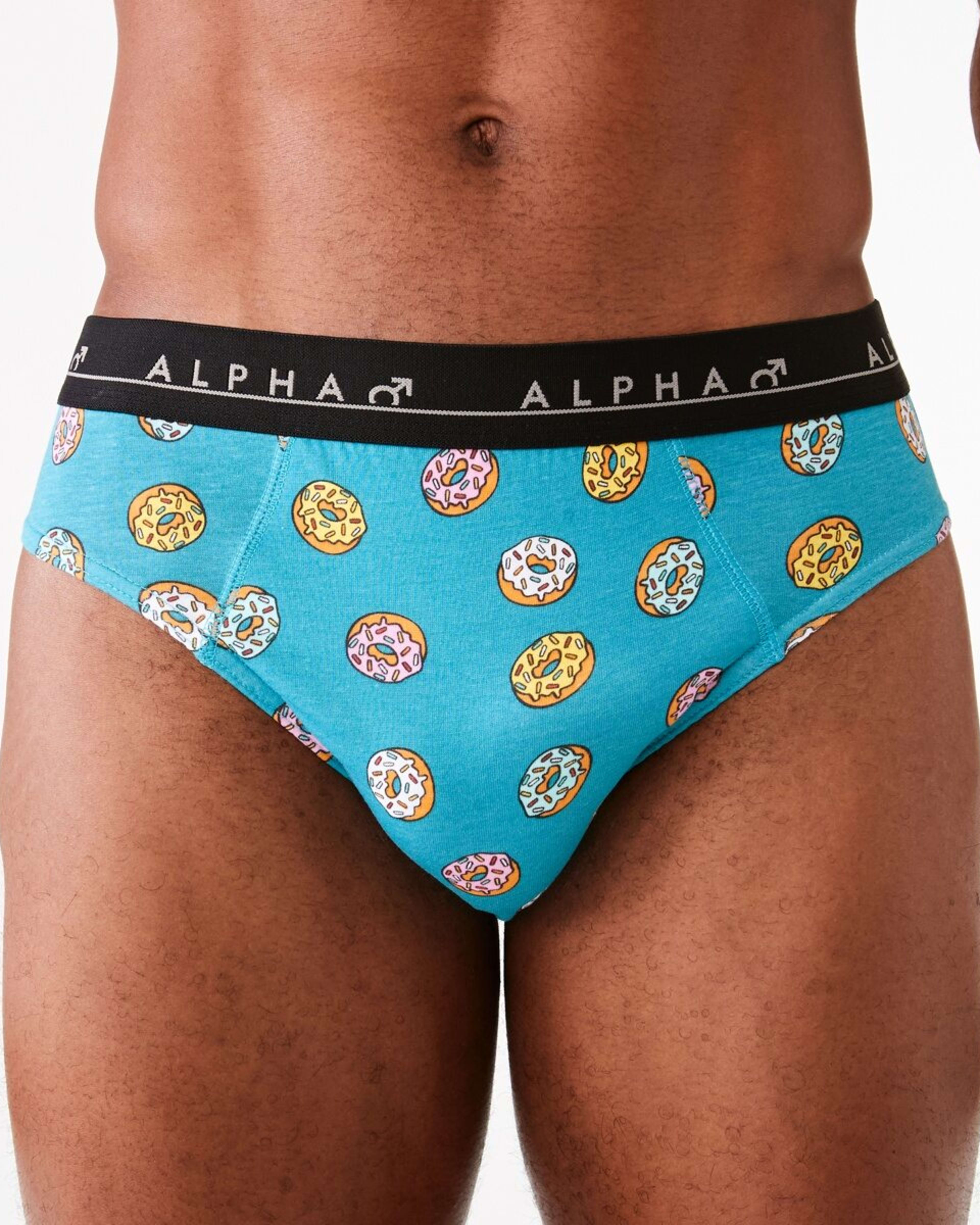 2 5 Pack Printed Briefs Donuts, 2 of 10