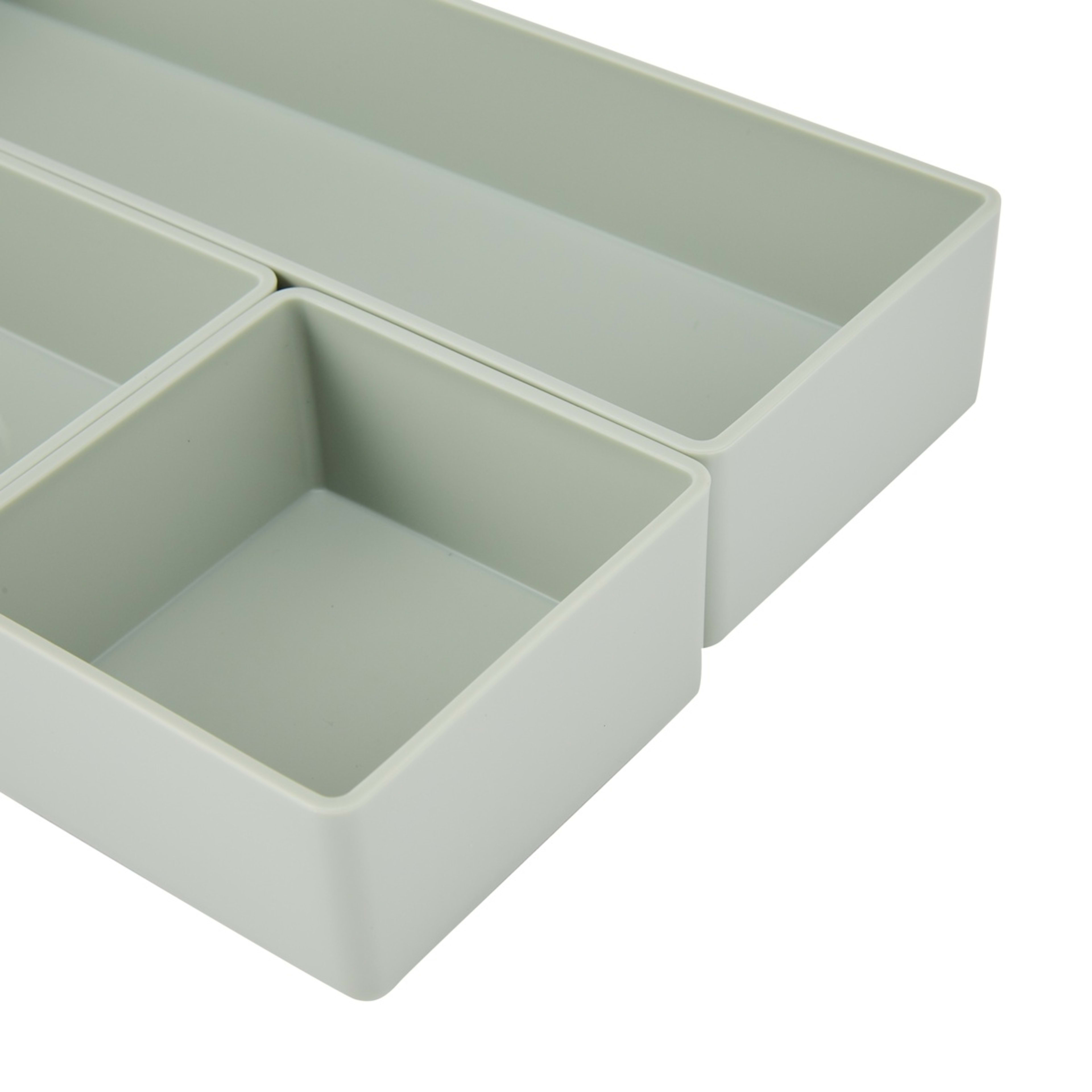 4 3 Piece Desk Storage Set - Sage, 4 of 7
