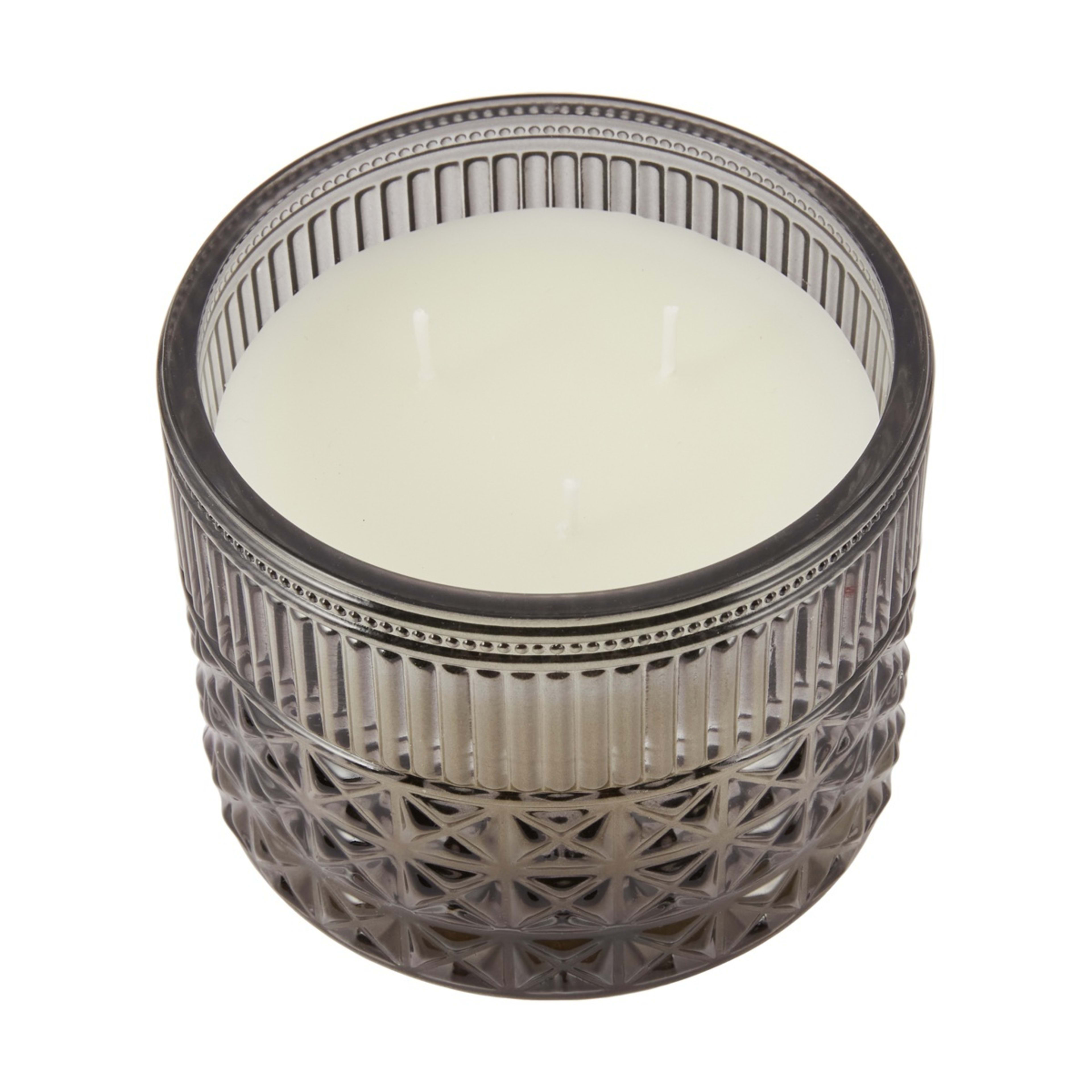1 Smoke Geo Glass Candle, 1 of 5