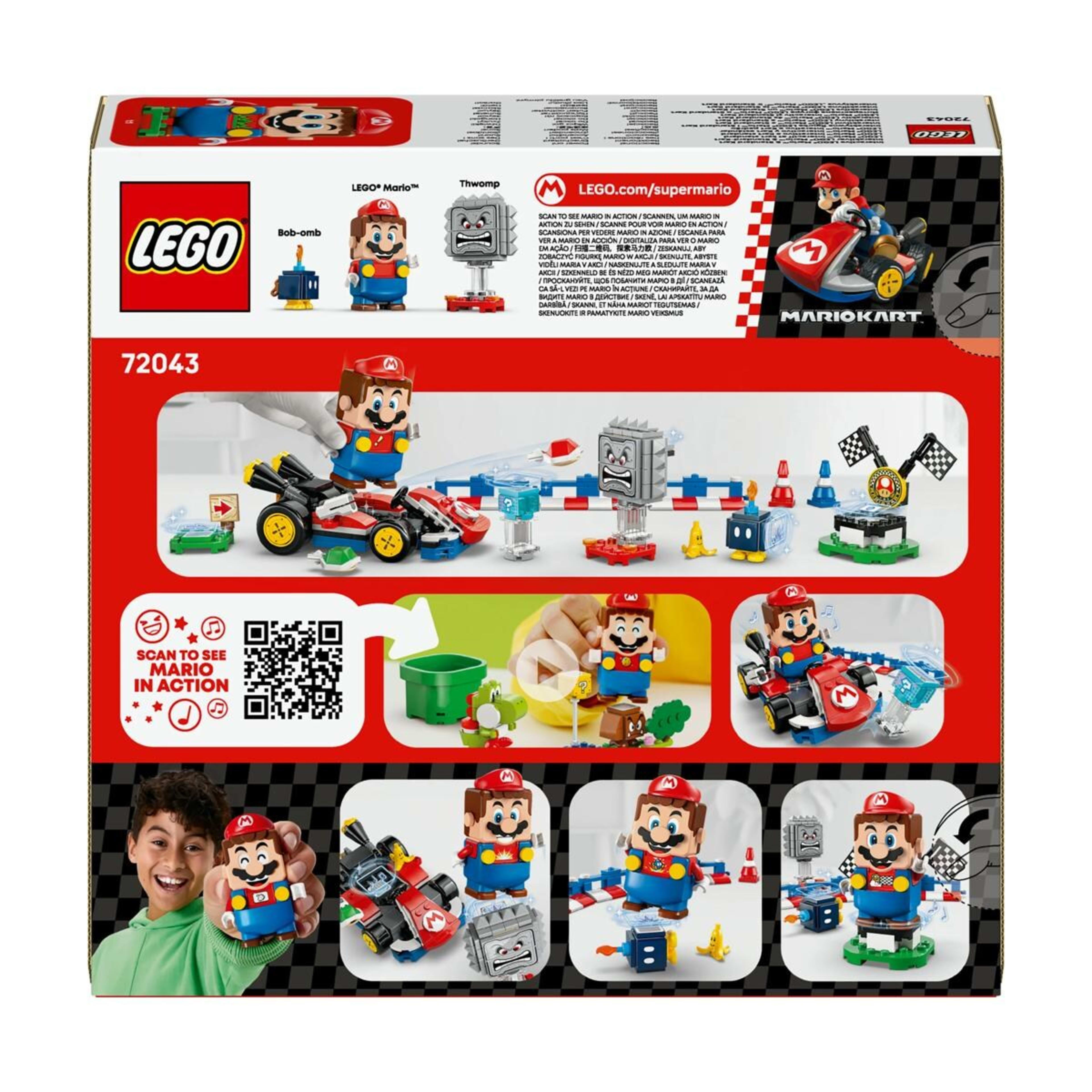 10 LEGO Super Mario: Mario Kart  Interactive LEGO Mario & Standard Kart 72043, 10 of 10