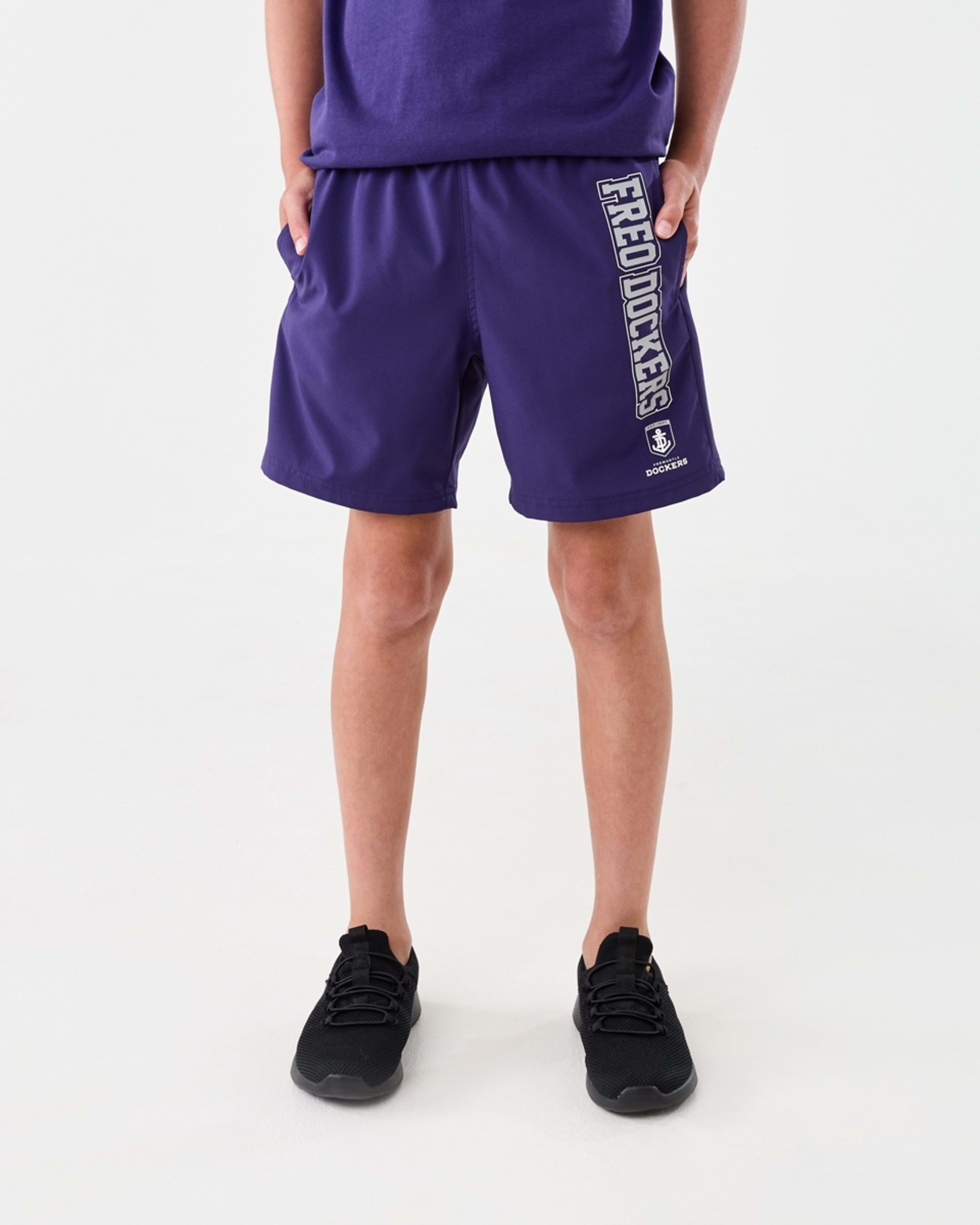 1 Official AFL Kids Shorts Fremantle, 1 of 8