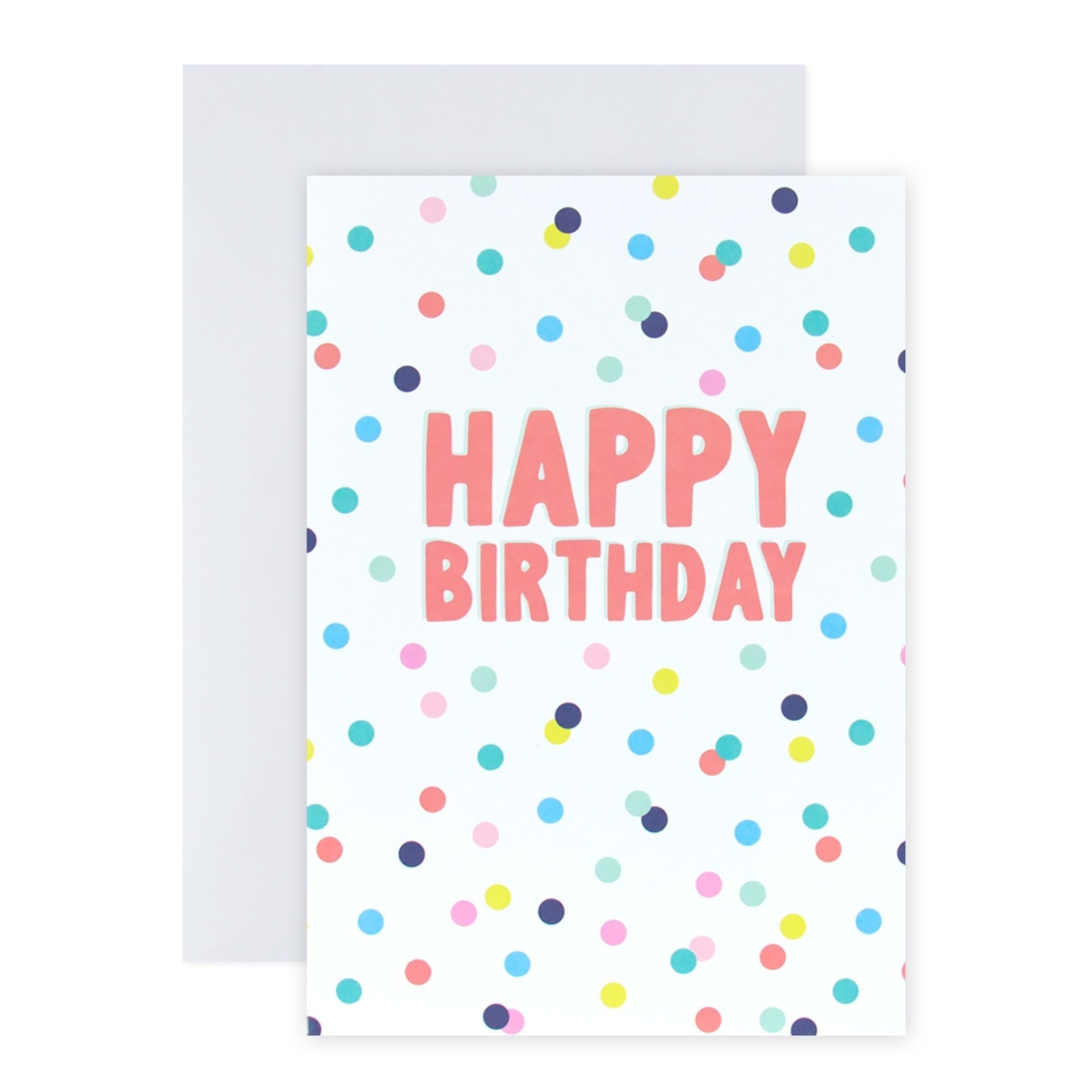 1 Connections from Hallmark Birthday Card - Colourful Confetti, 1 of 3