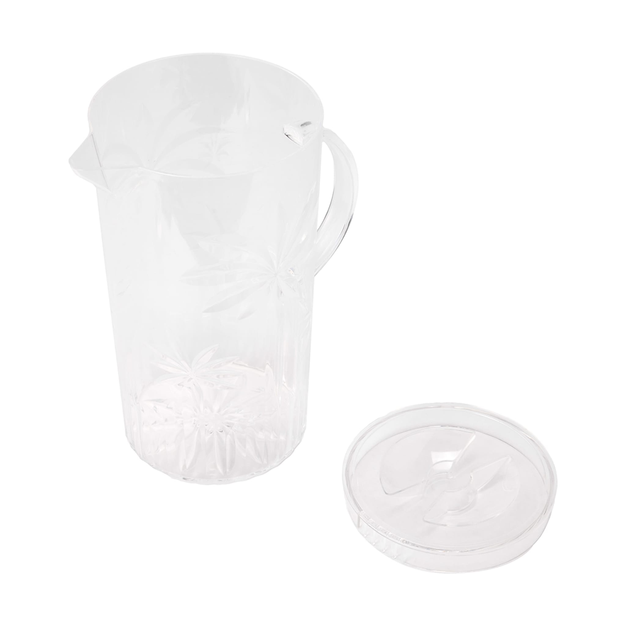 2.8L Clear Palm Acrylic Drink Jug Kmart