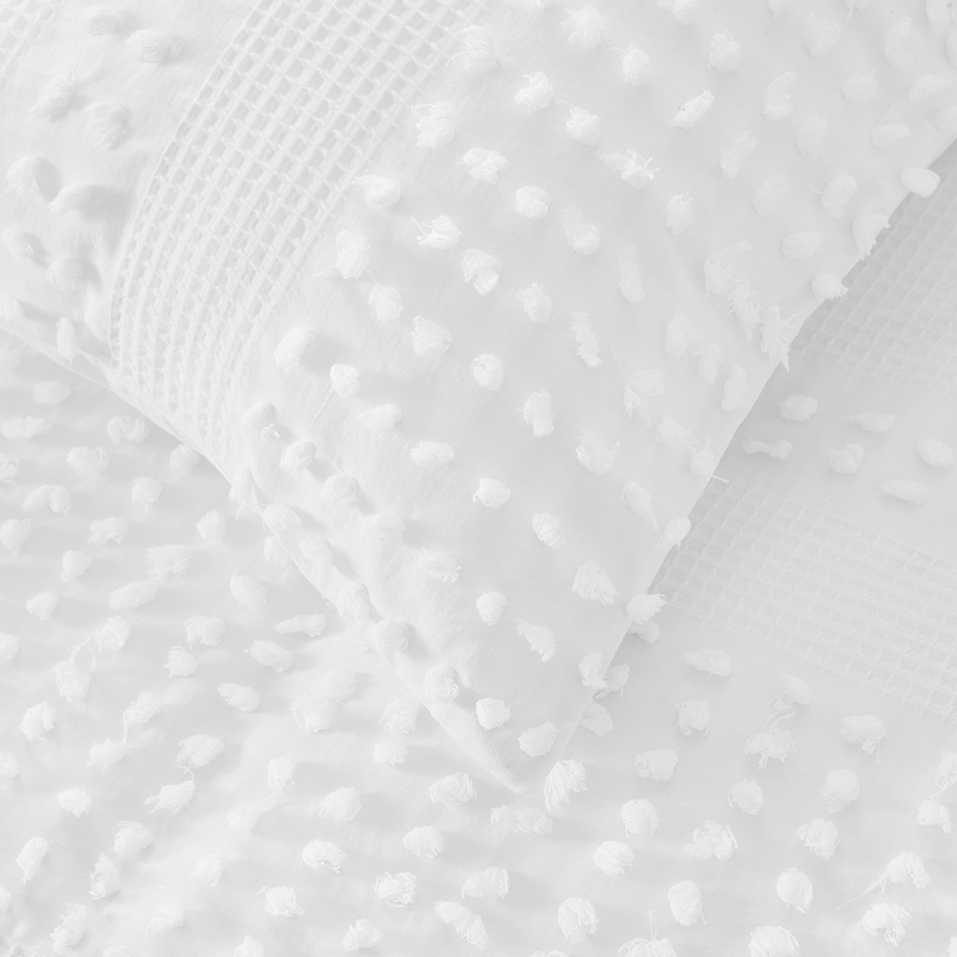 4 Madison Cotton Quilt Cover Set - King Bed, White, 4 of 6