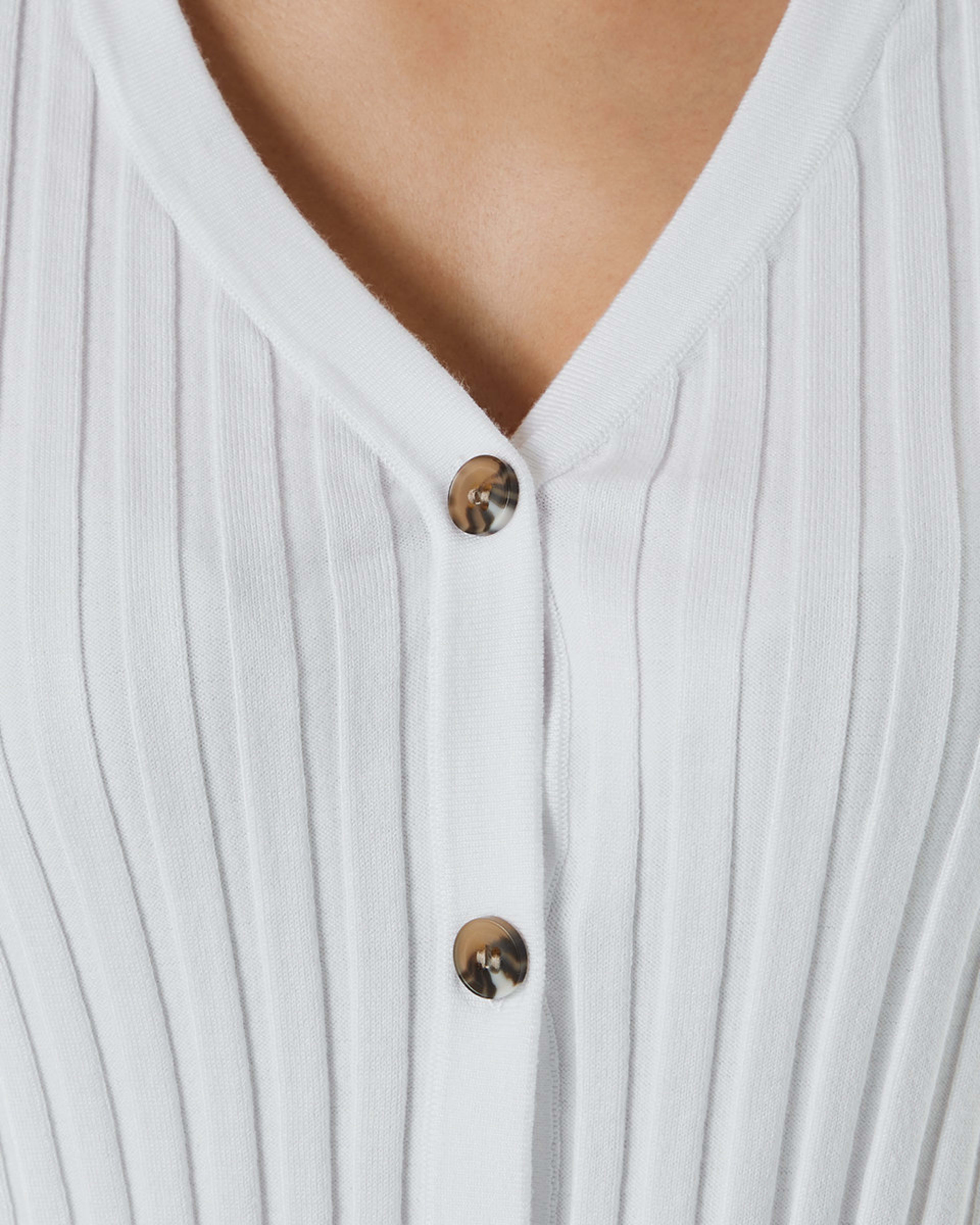 Long Sleeve True Knit Button Crop Top Kmart