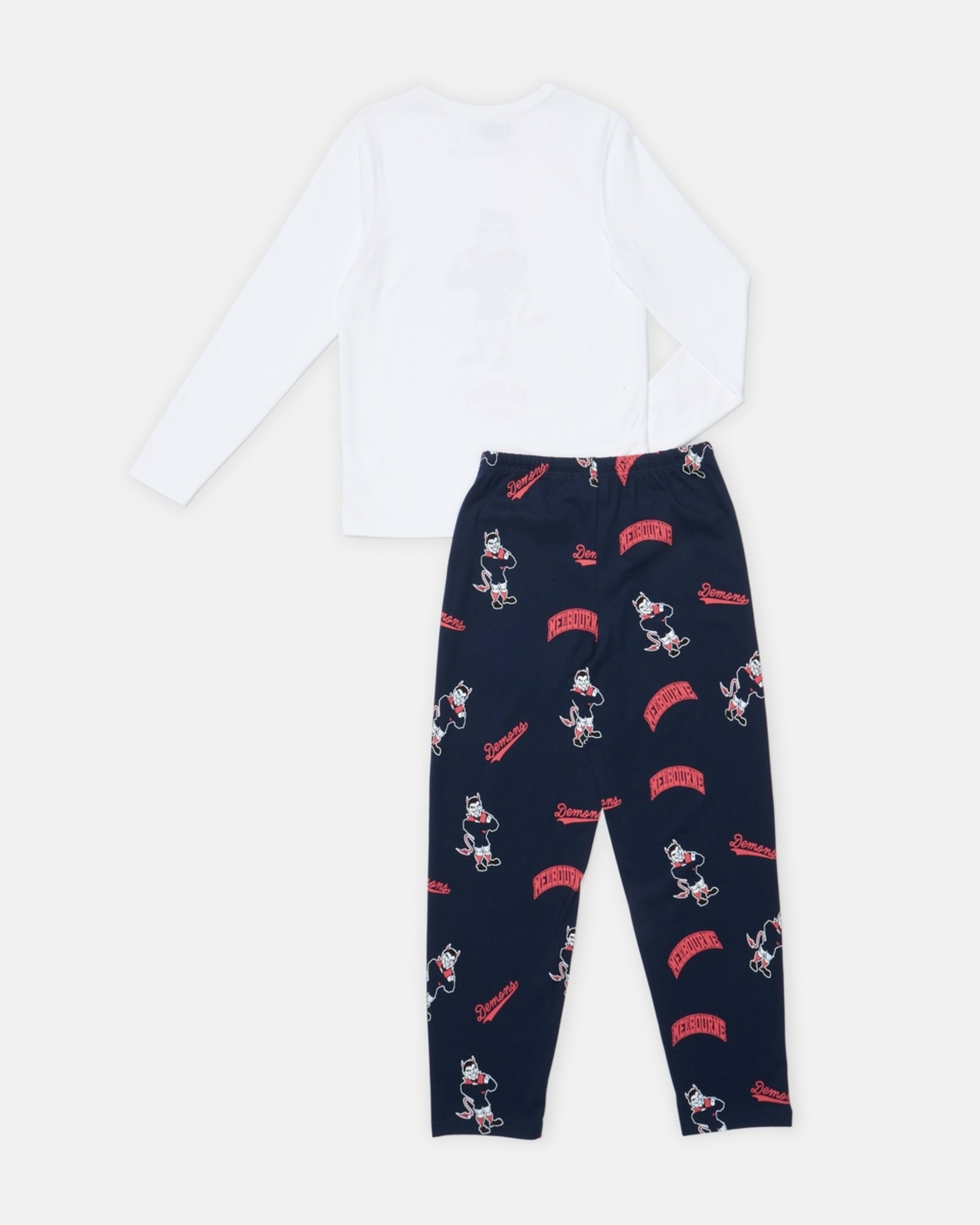 7 Official AFL Kids Pyjama Set Melbourne, 7 of 9