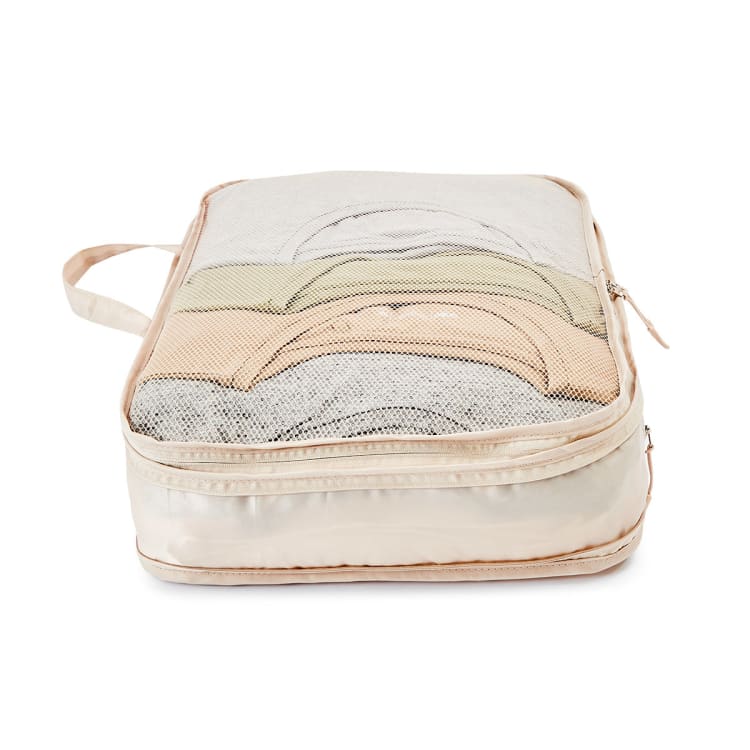 2 Piece Large Compression Packing Cubes Taupe Kmart NZ