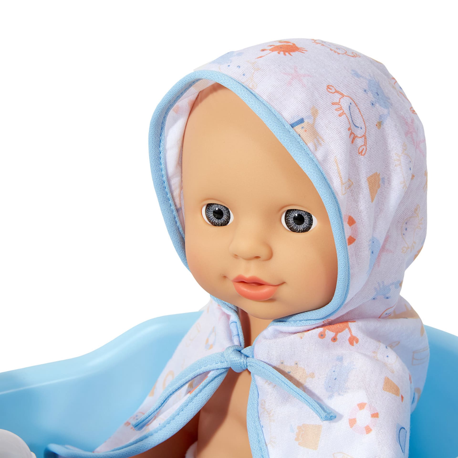 5 Piece Doll with Working Bath Set Kmart