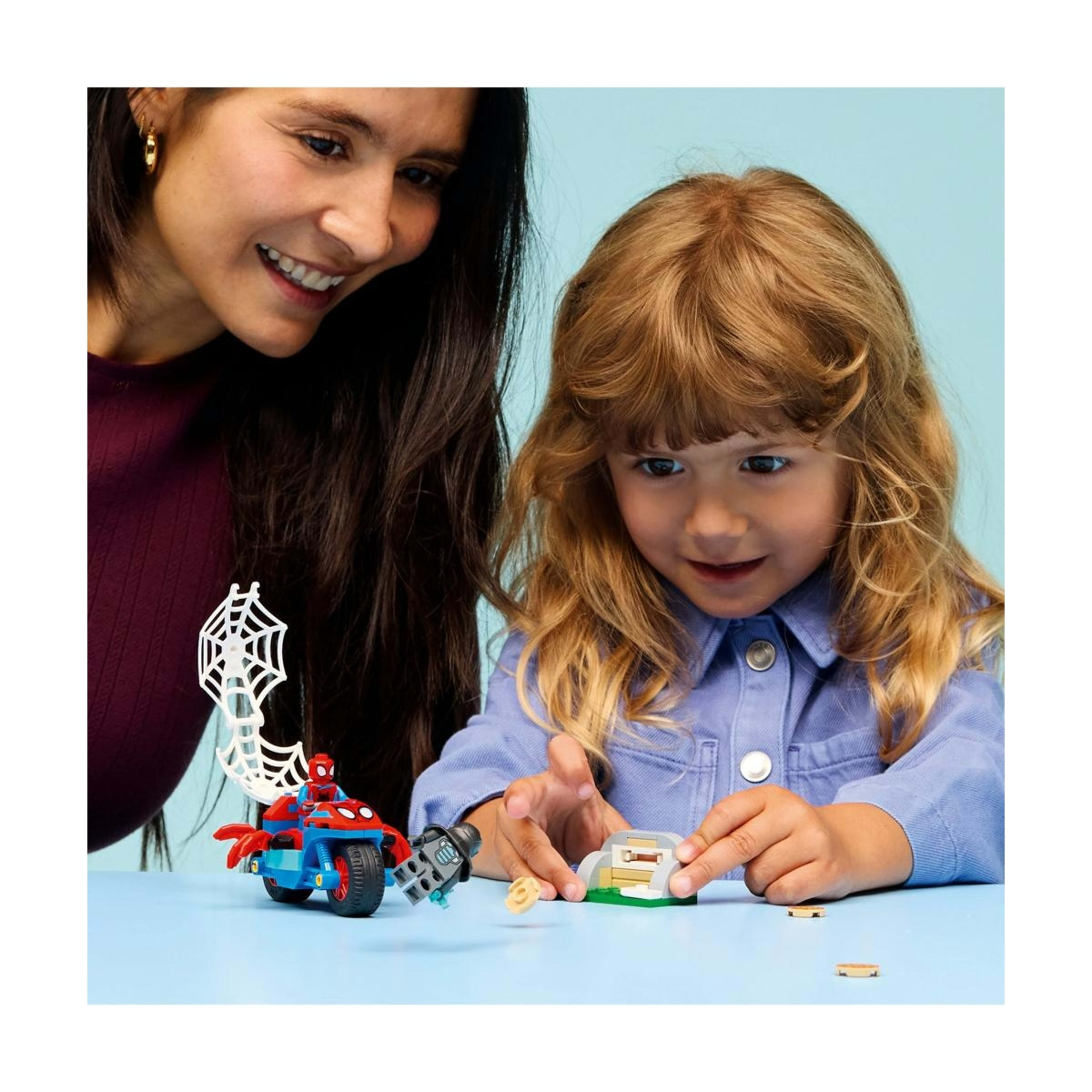 8 LEGO Spidey on his Motorcycle vs. Rhino 11206, 8 of 10