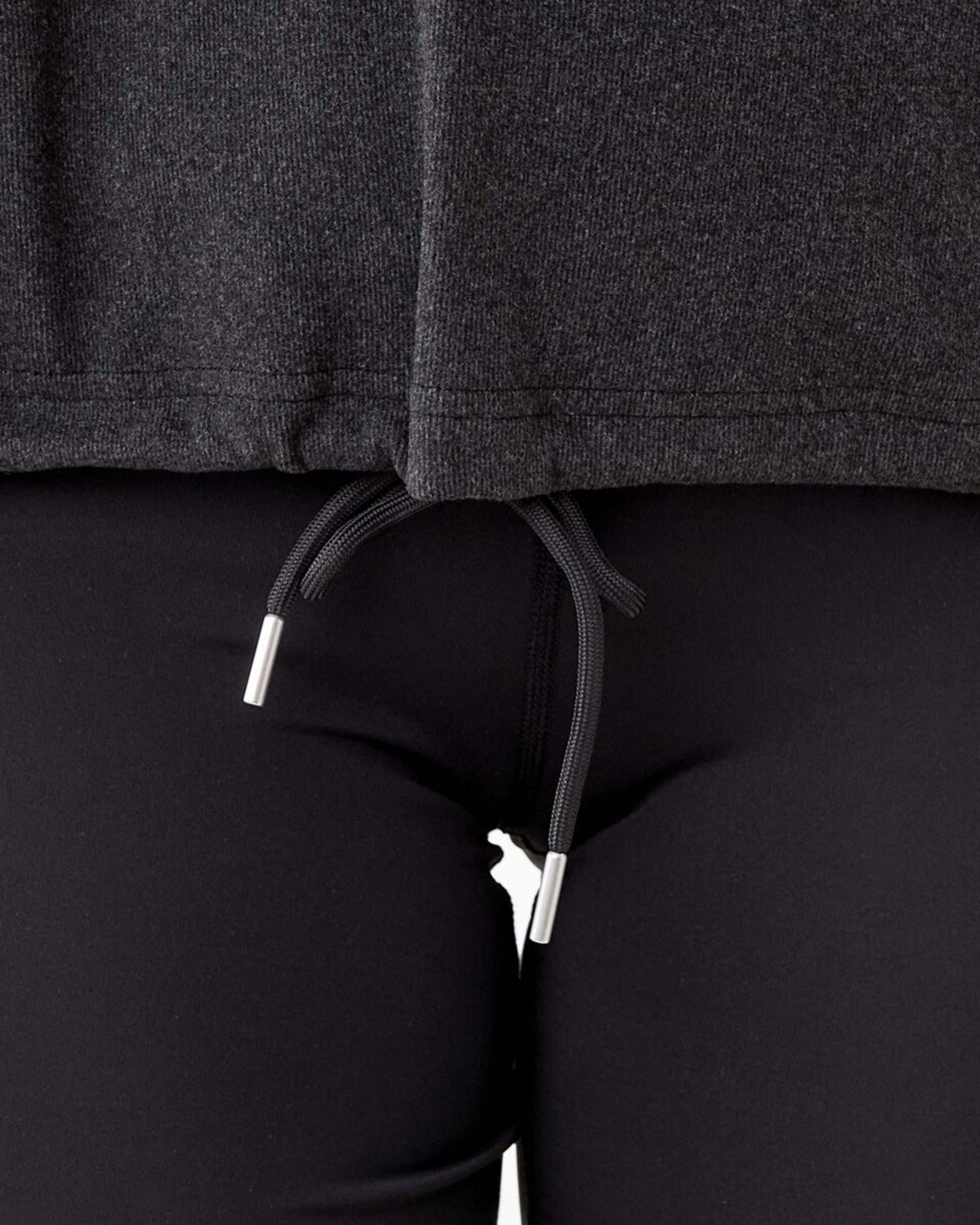 7 Active Womens Half Zip Mid Layer Sweatshirt BLACK, 7 of 7