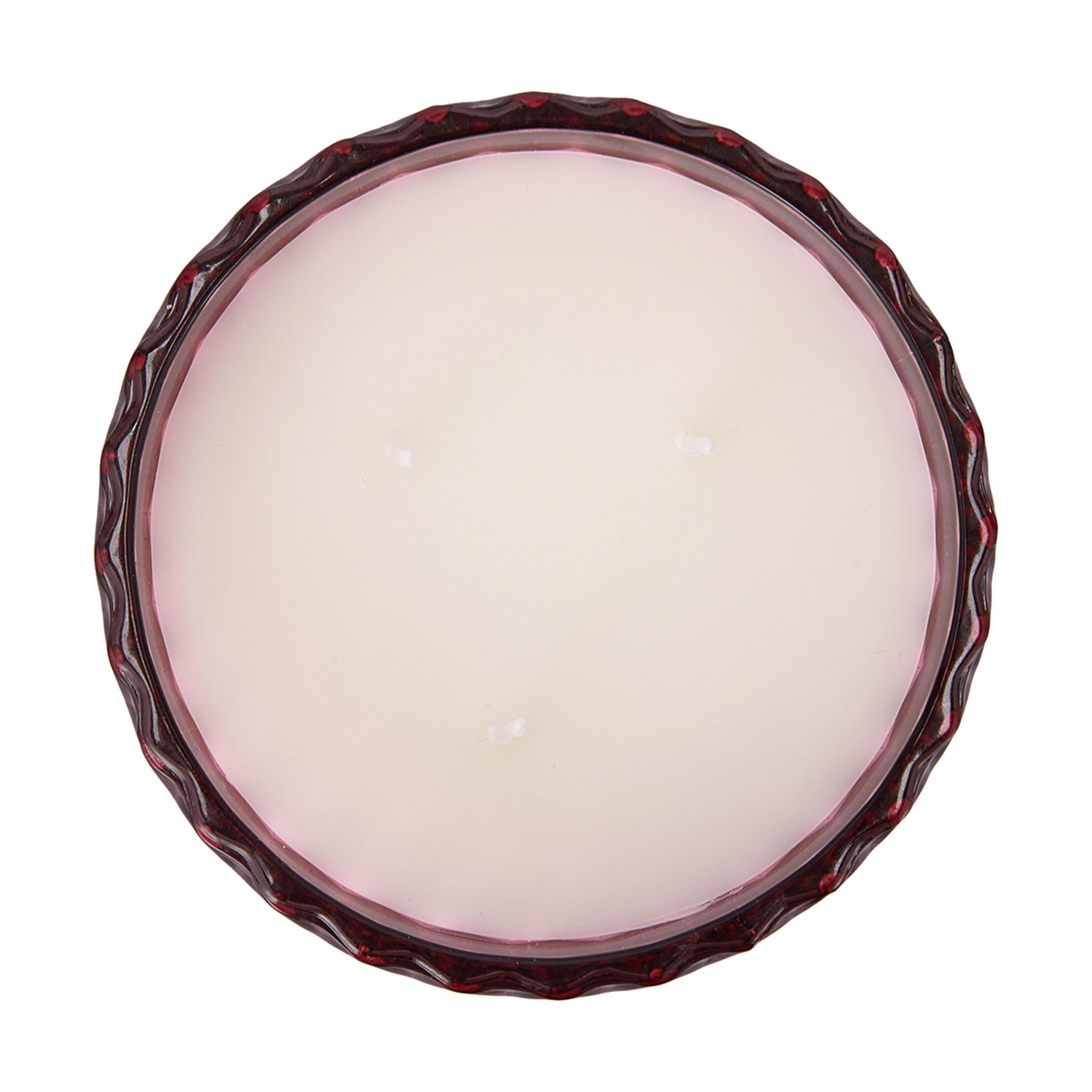 Dark Orchid and Rose Shiraz Geo Fragrant Candle Kmart