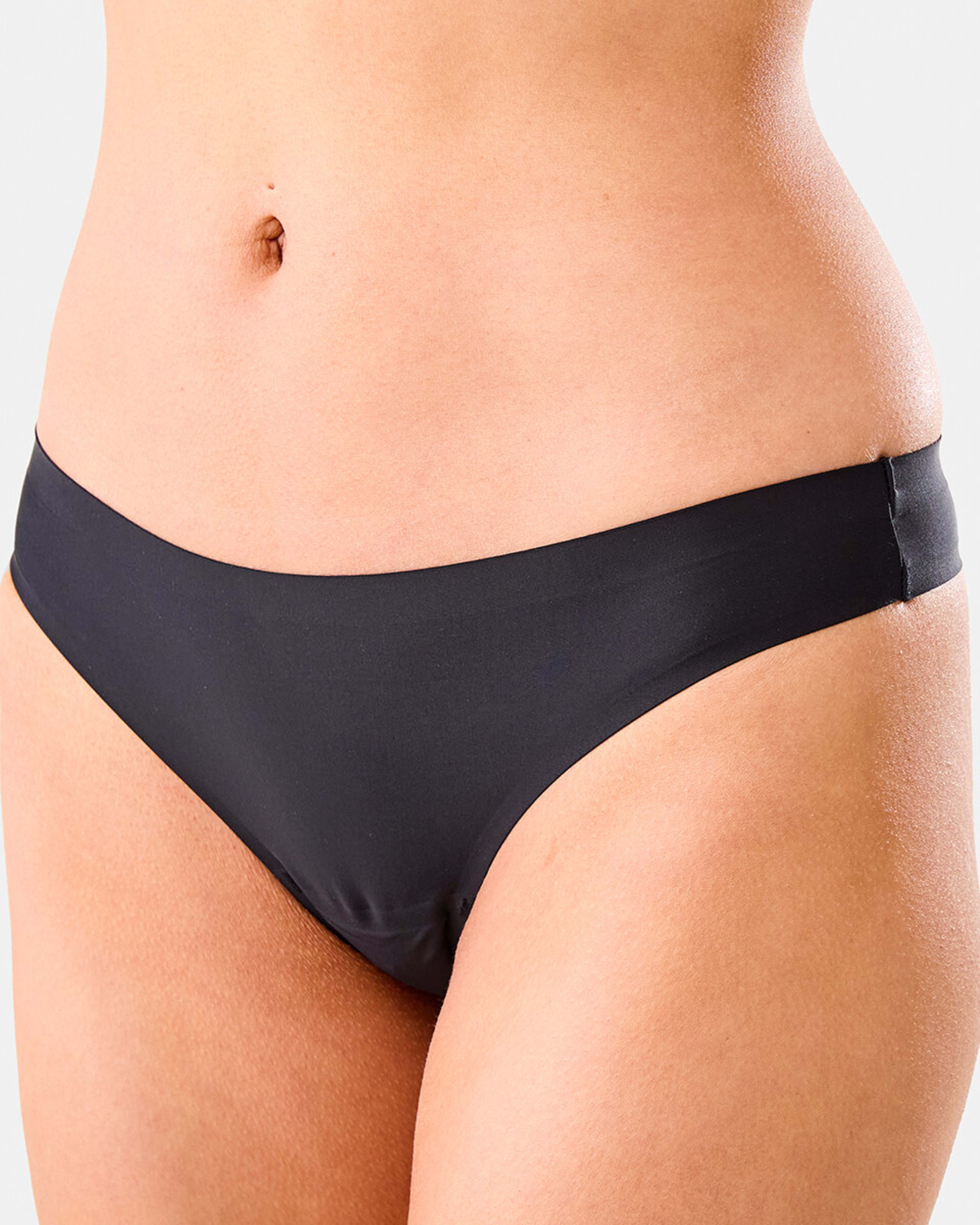 4 3 Pack Outta-Sight G-string Briefs Black, 4 of 5