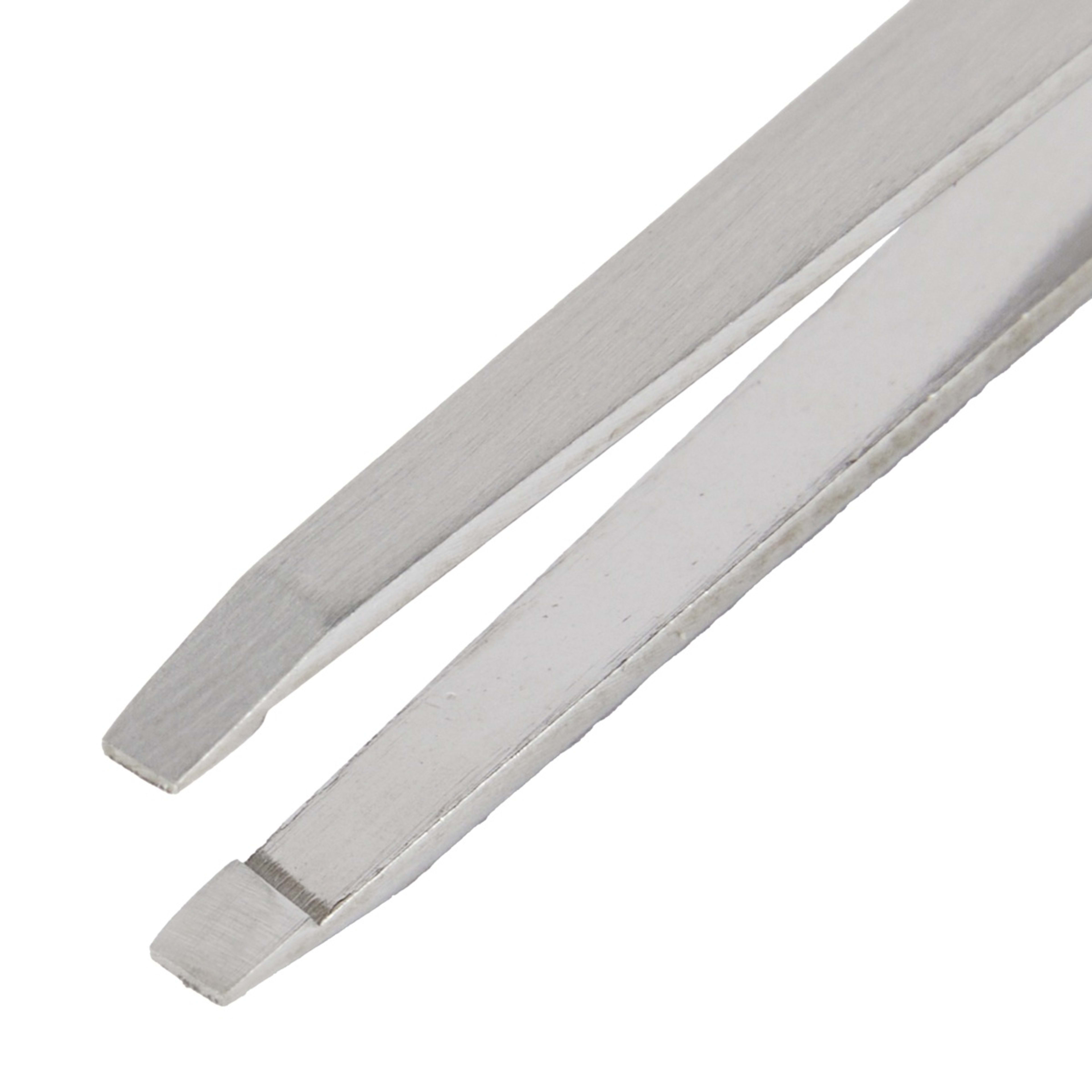 3 OXX Cosmetics Dual Brow Tweezer and Brush - White, 3 of 5