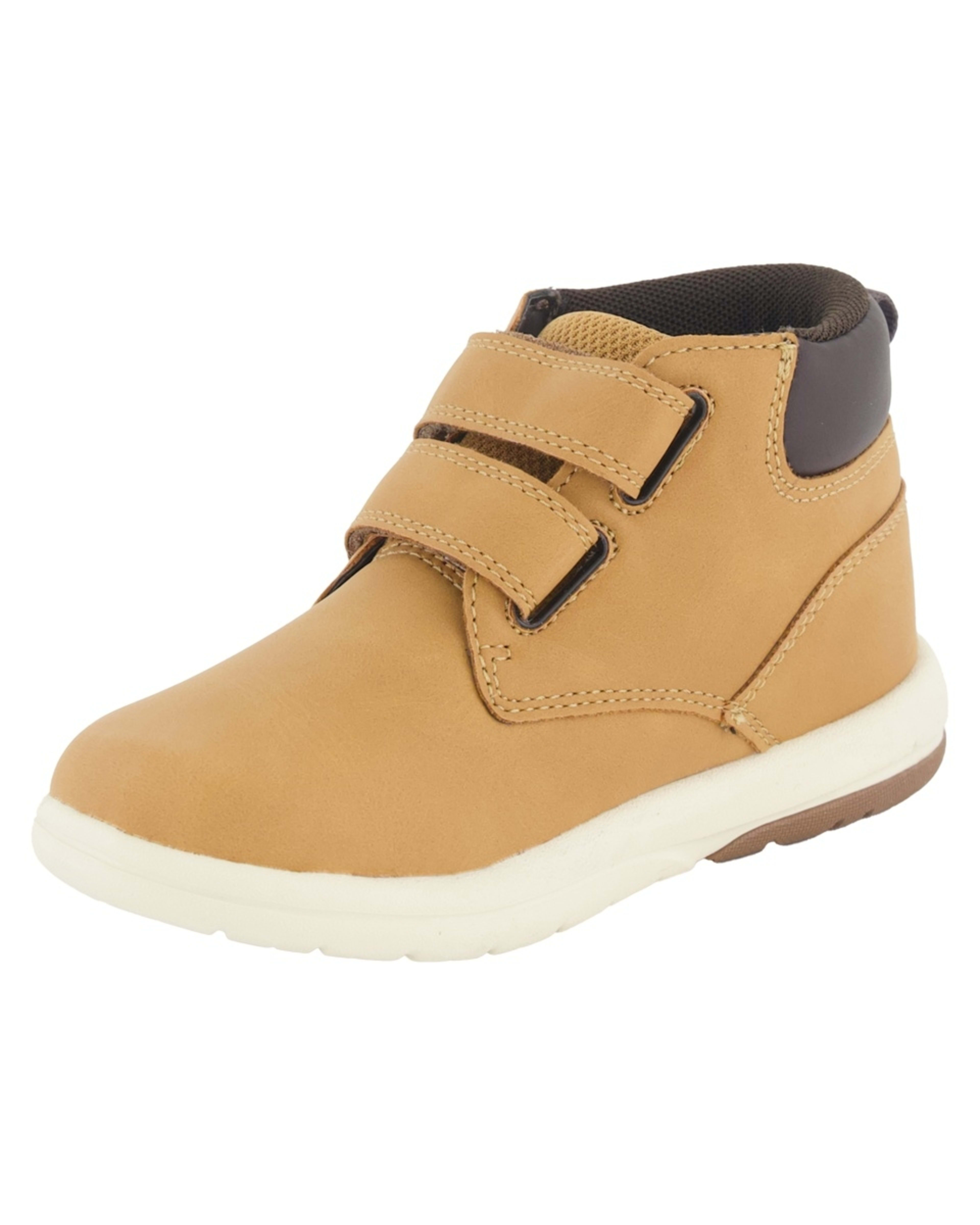 3 Junior Hi Top Casual Sneakers Amber Gold, 3 of 5