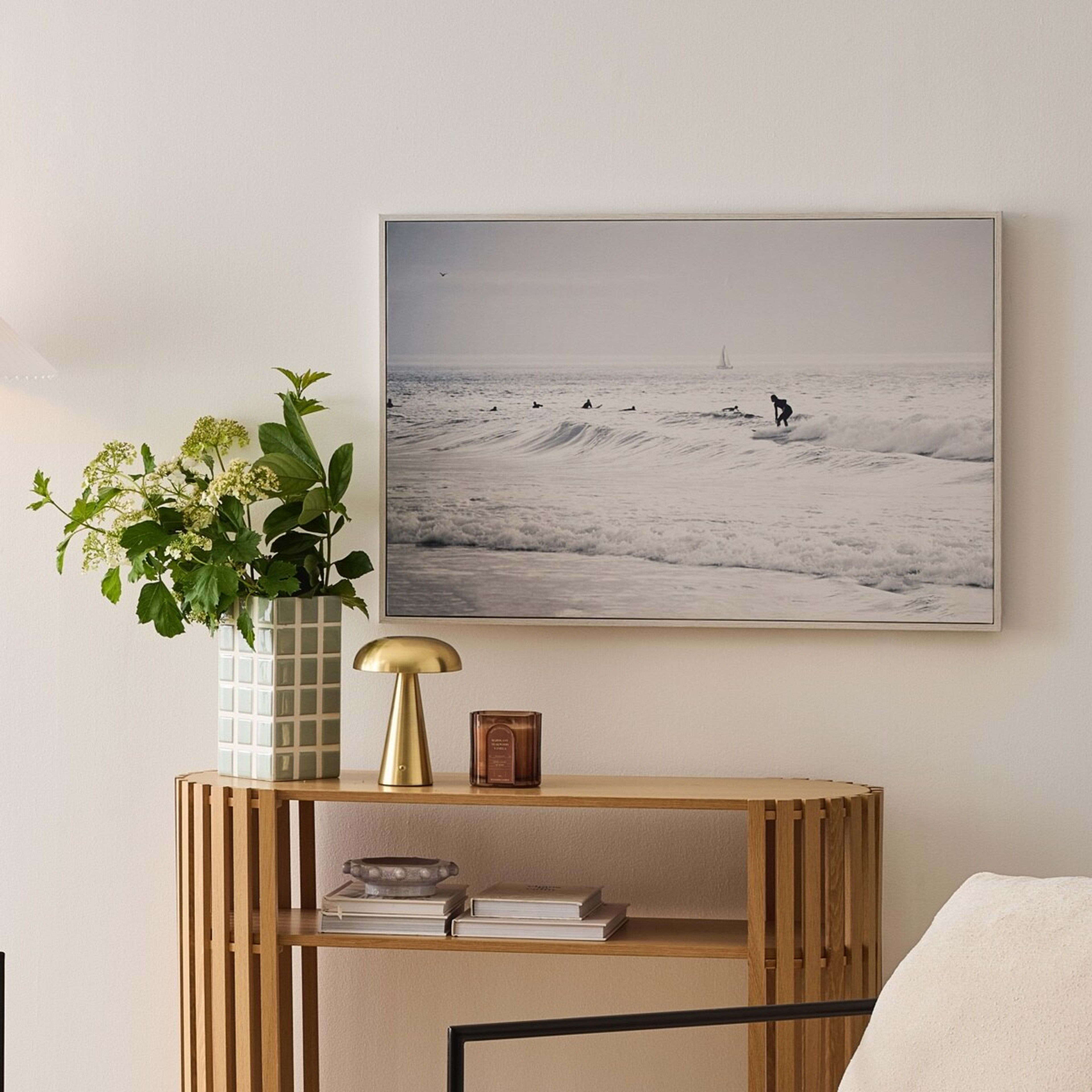 5 Monochrome Surf Framed Canvas, 5 of 5