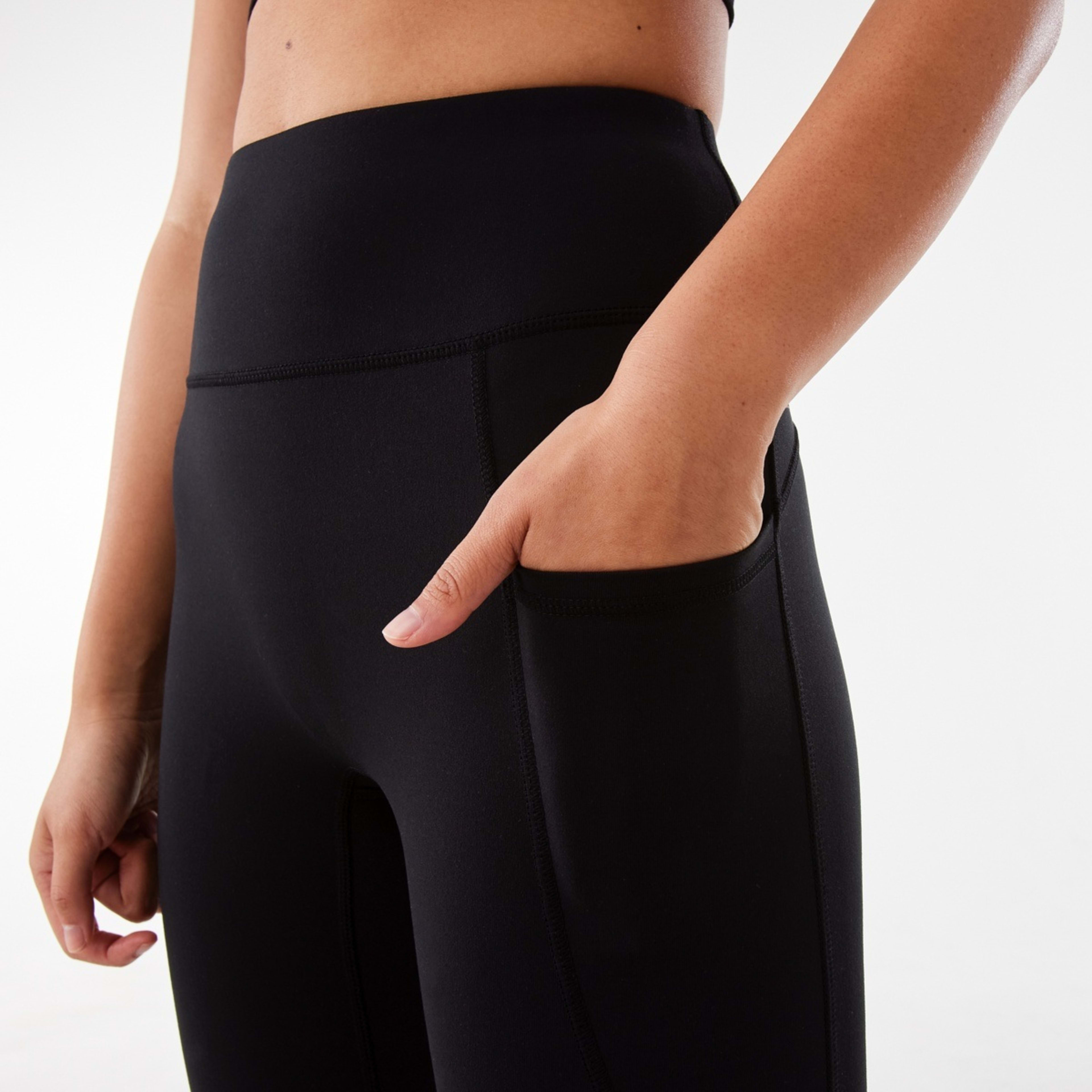 5 Active Womens Ultrasoft Leggings Black, 5 of 6