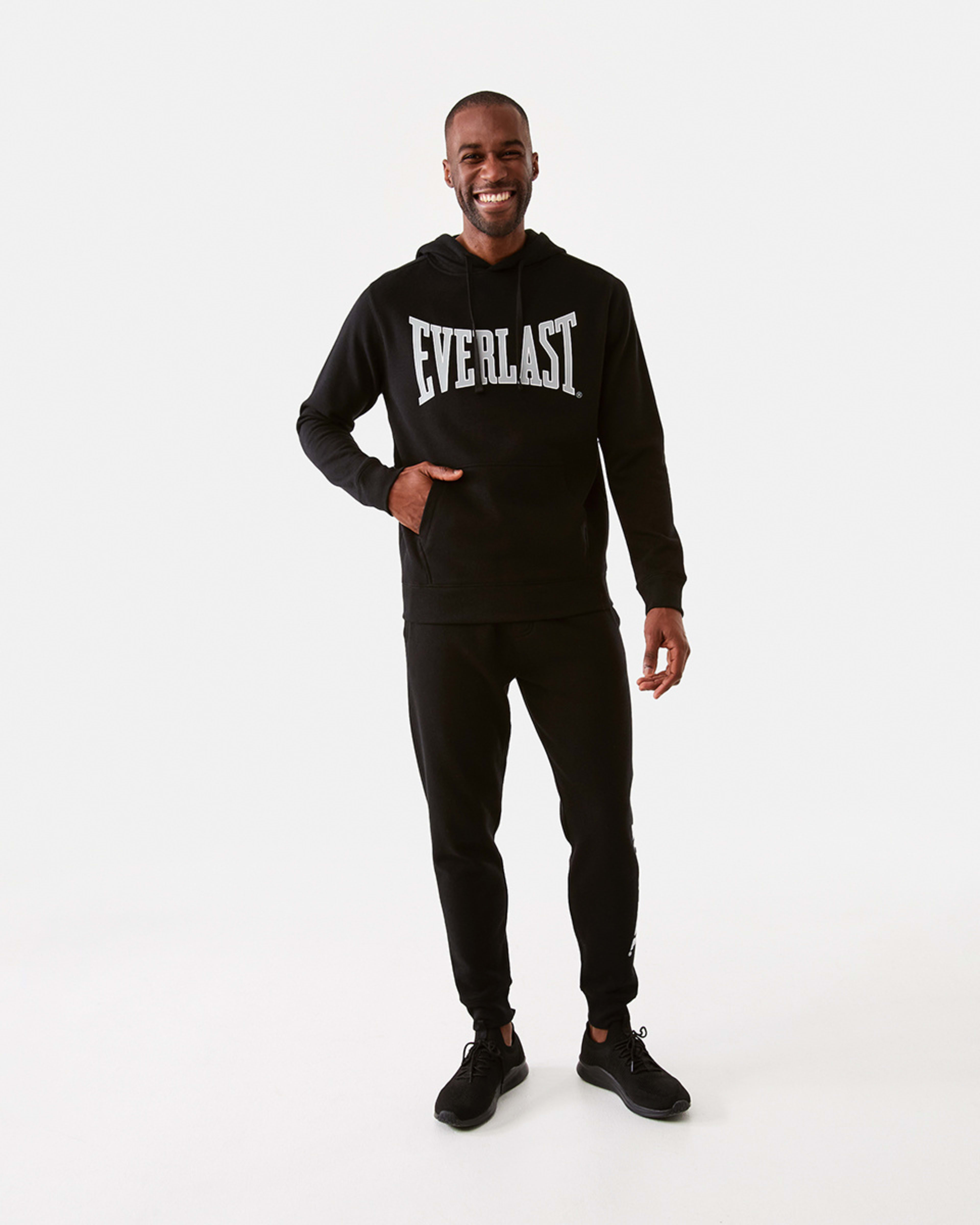 7 Everlast Mens Classic Sport Hoodie Black, 7 of 9