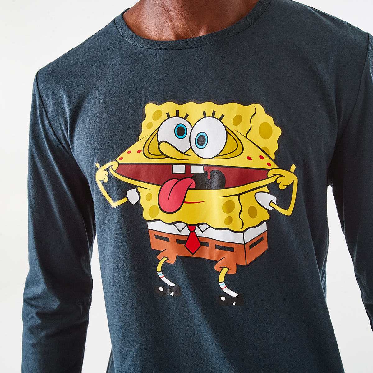 Spongebob Squarepants License Long Sleeve Top Pyjama Set Kmart NZ