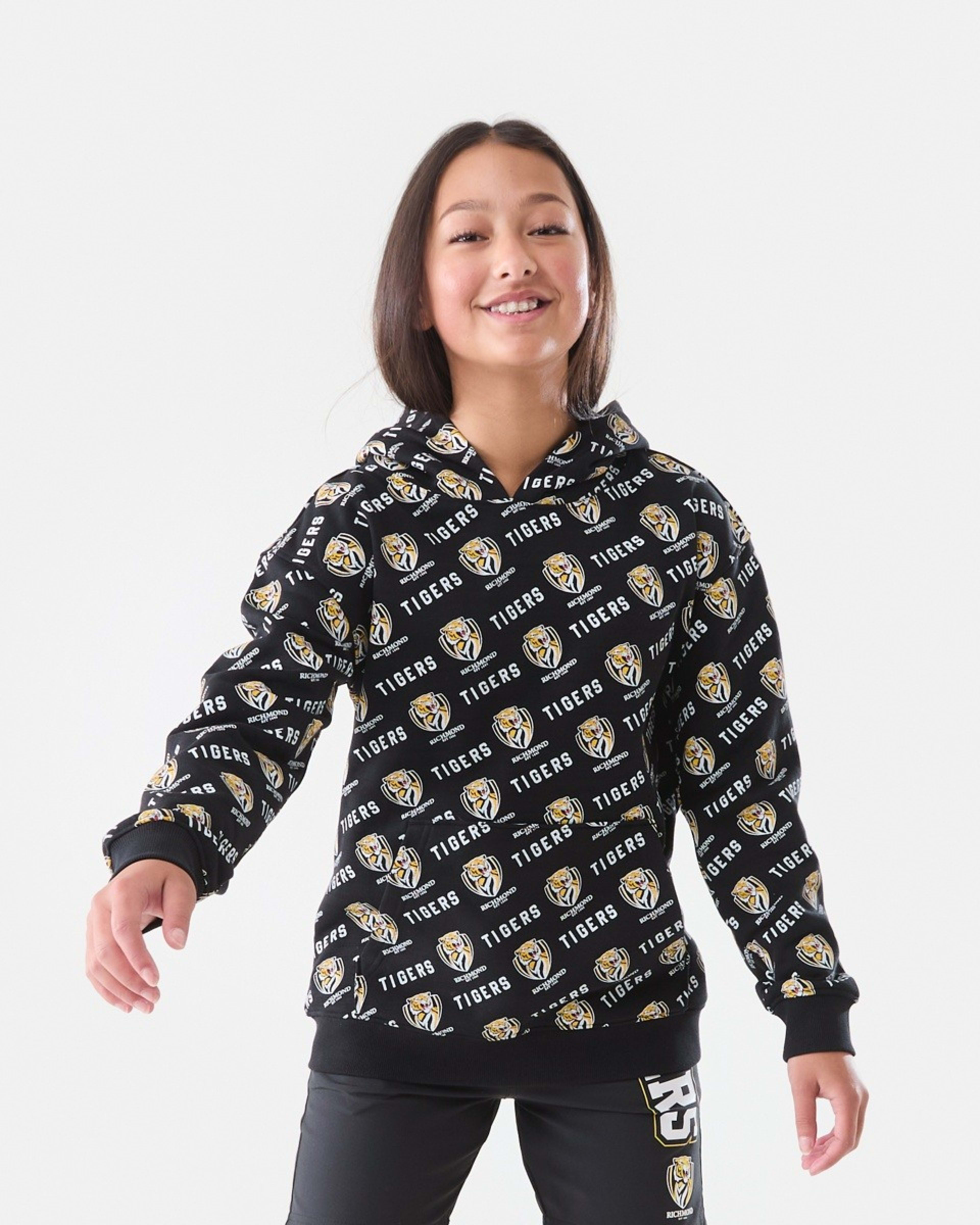 4 Official AFL Kids All Over Print Hoodie Richmond, 4 of 10