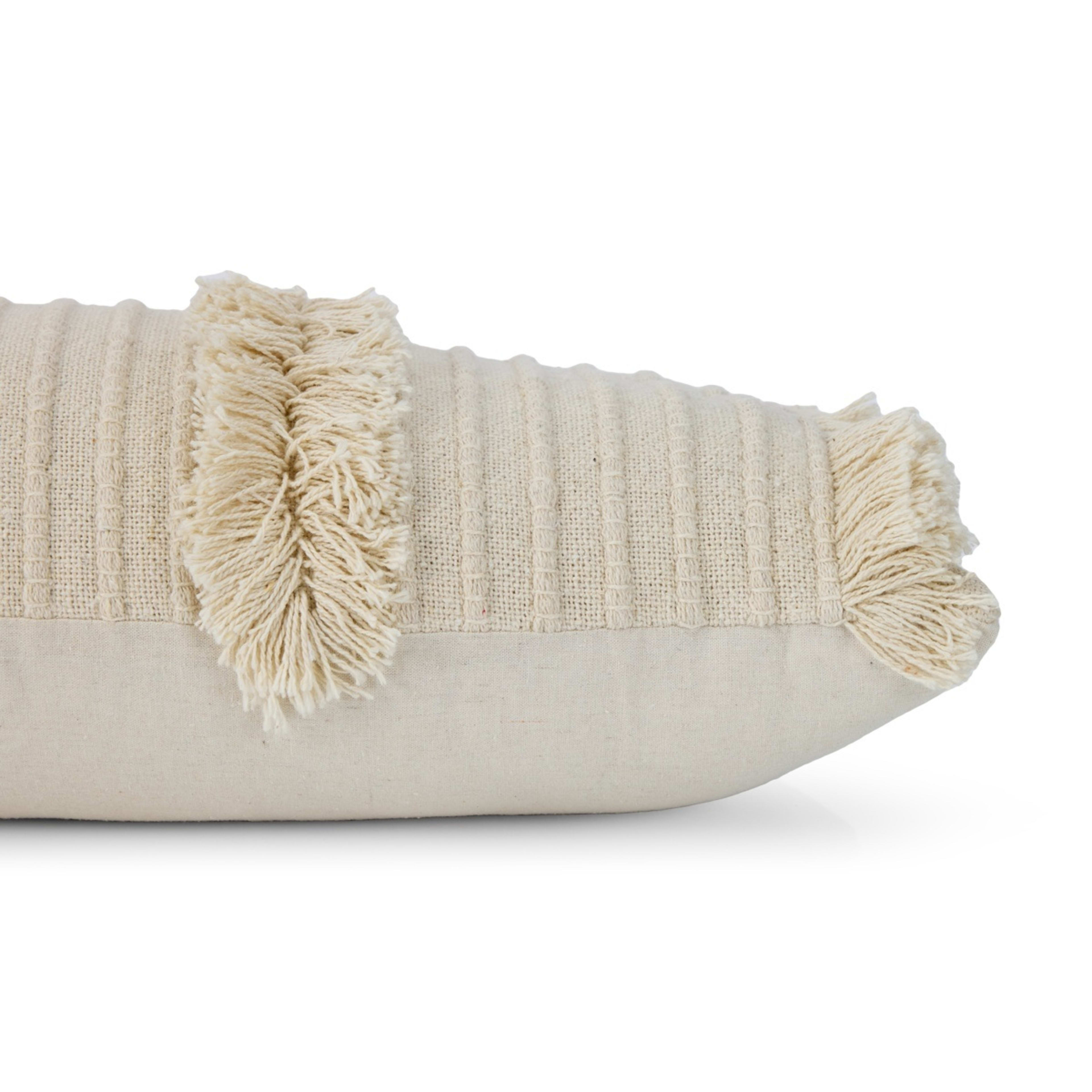 2 Tufted Lumbar Cushion - Natural, 2 of 4