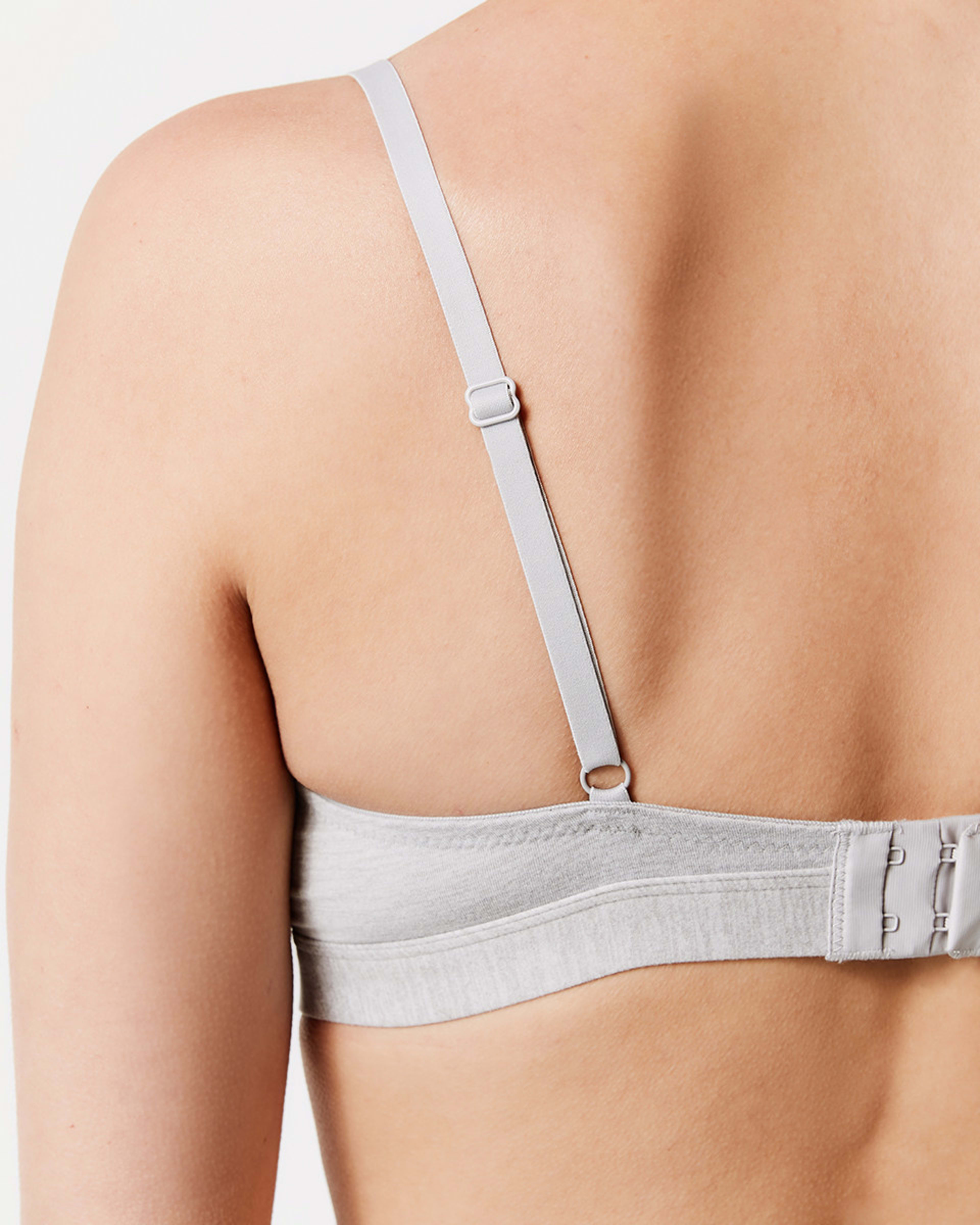 7 2 Pack Wirefree T-Shirt Bra SILVER MARLE, WHITE, 7 of 8