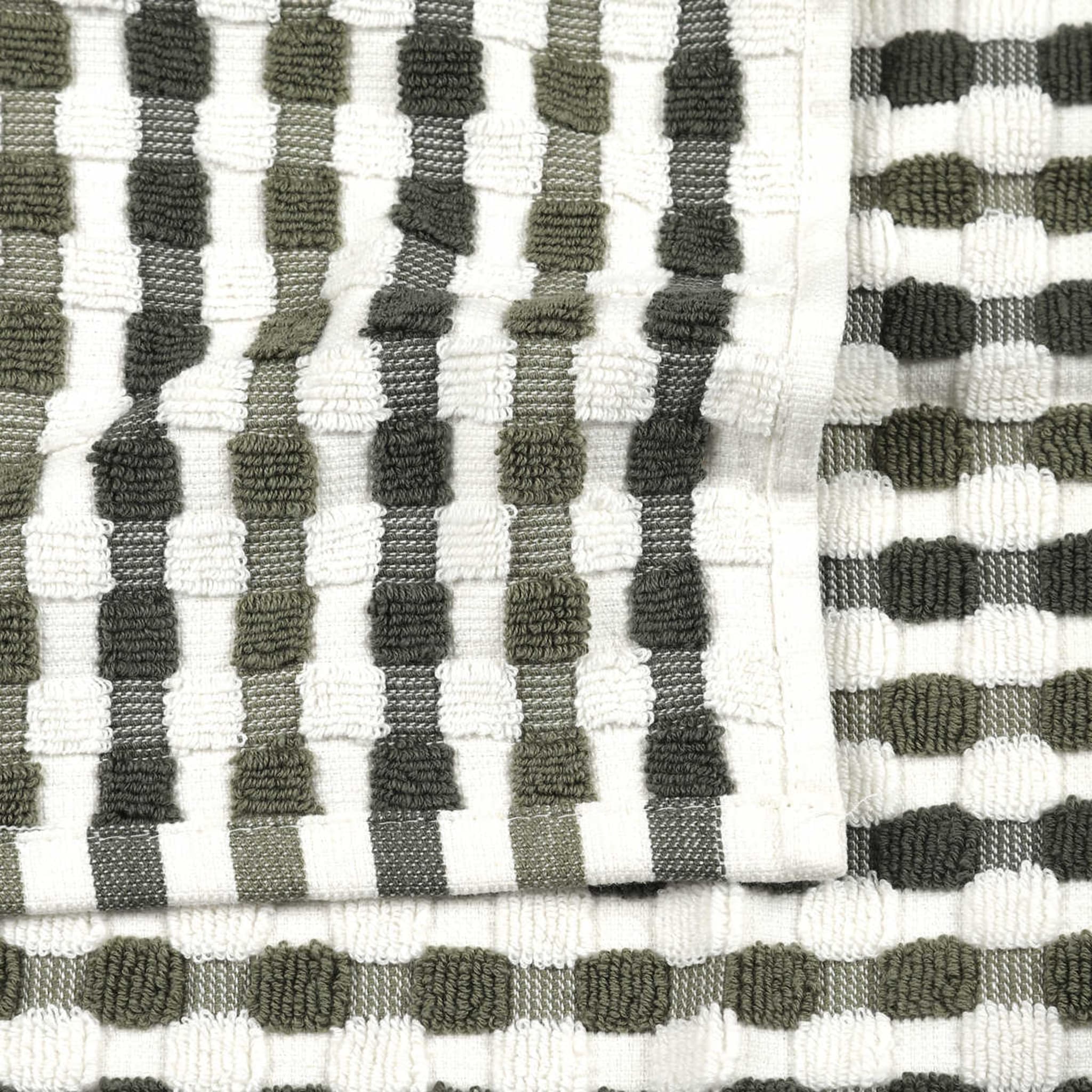 Olive Popcorn Cotton Hand Towel Kmart