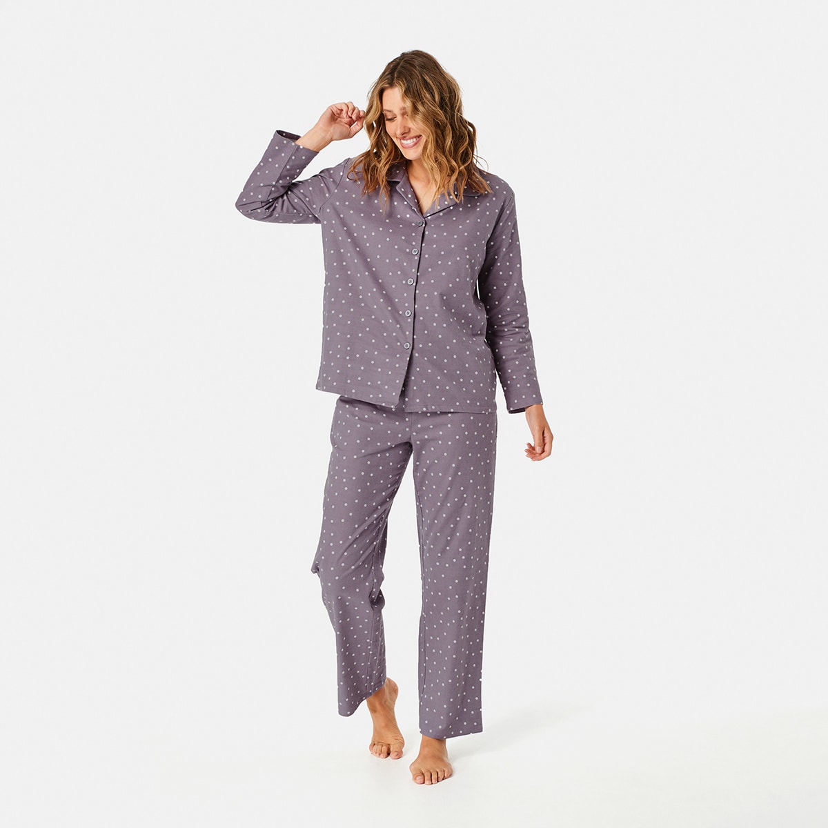 Flannel Pyjama Set - Kmart