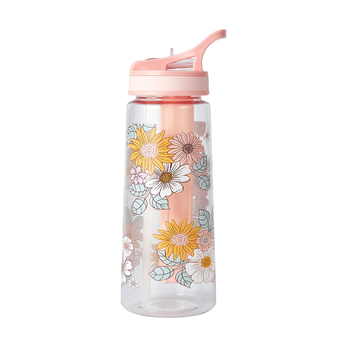 650ml Floral Flared Drink Bottle Kmart NZ
