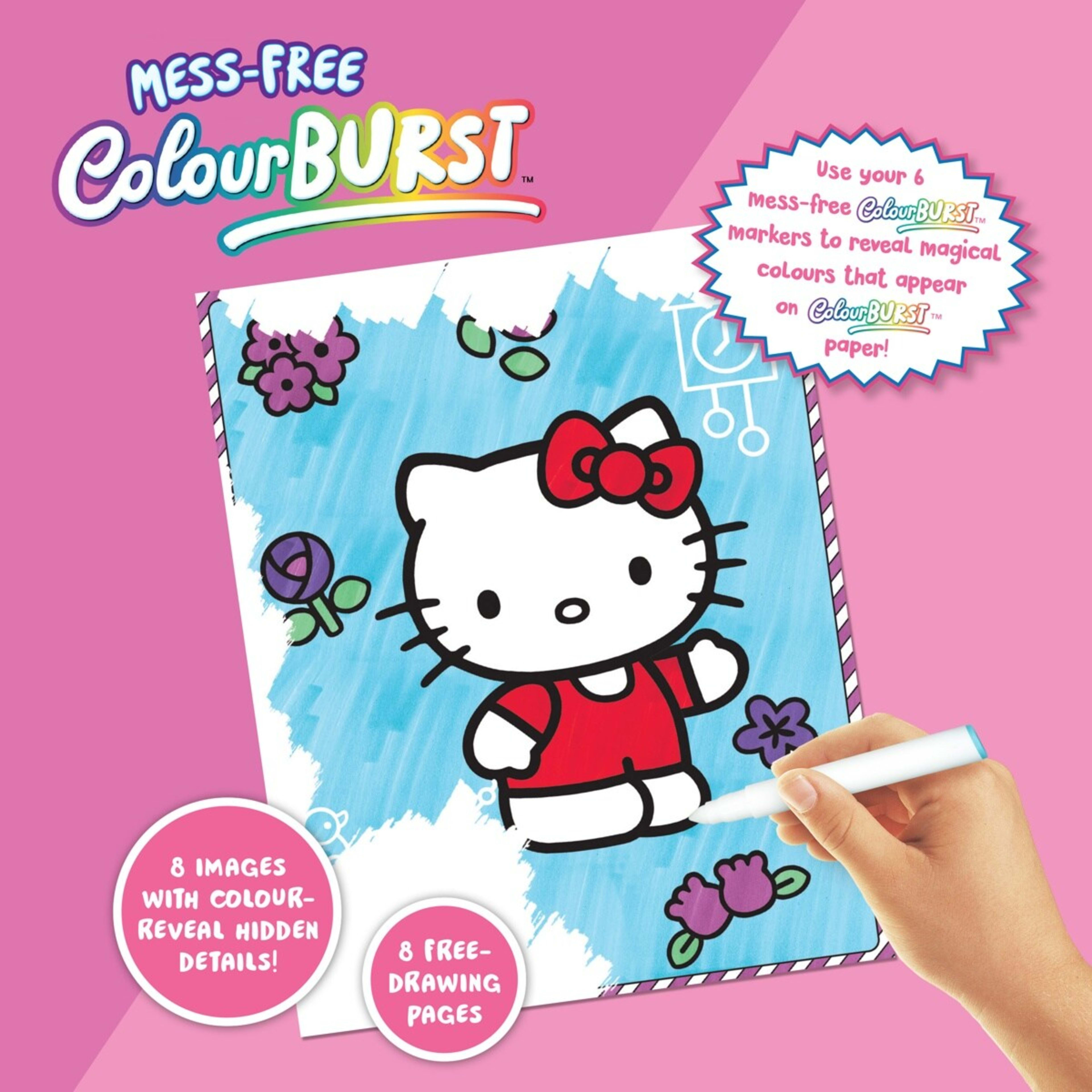 4 INKredibles Mess-Free ColourBurst Hello Kitty Activity Kit - Book, 4 of 6
