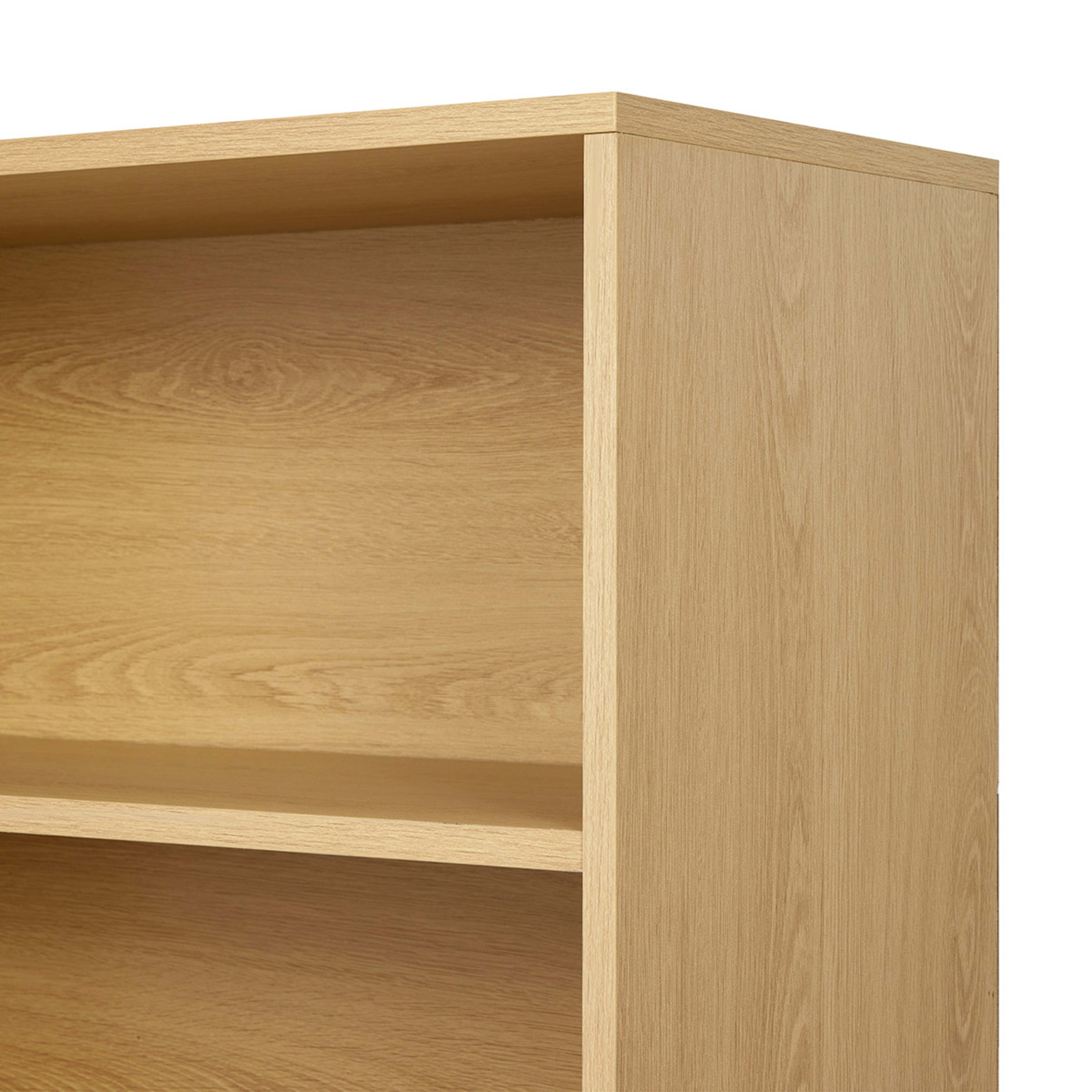 3 Tier Bookcase Oak Kmart