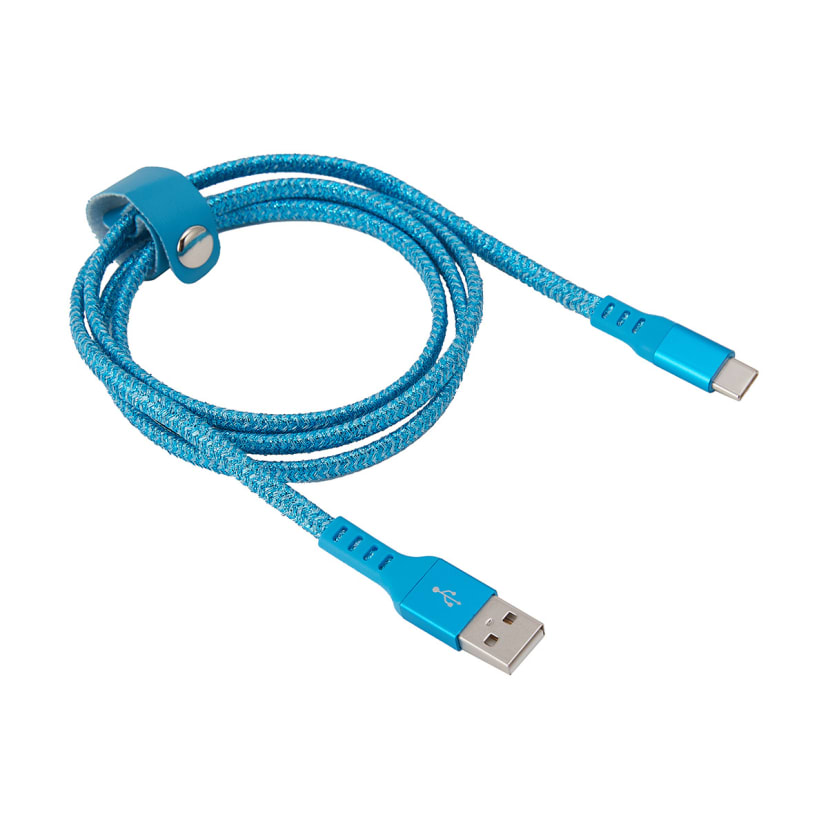 USBC Metal Cable 1m Blue Kmart