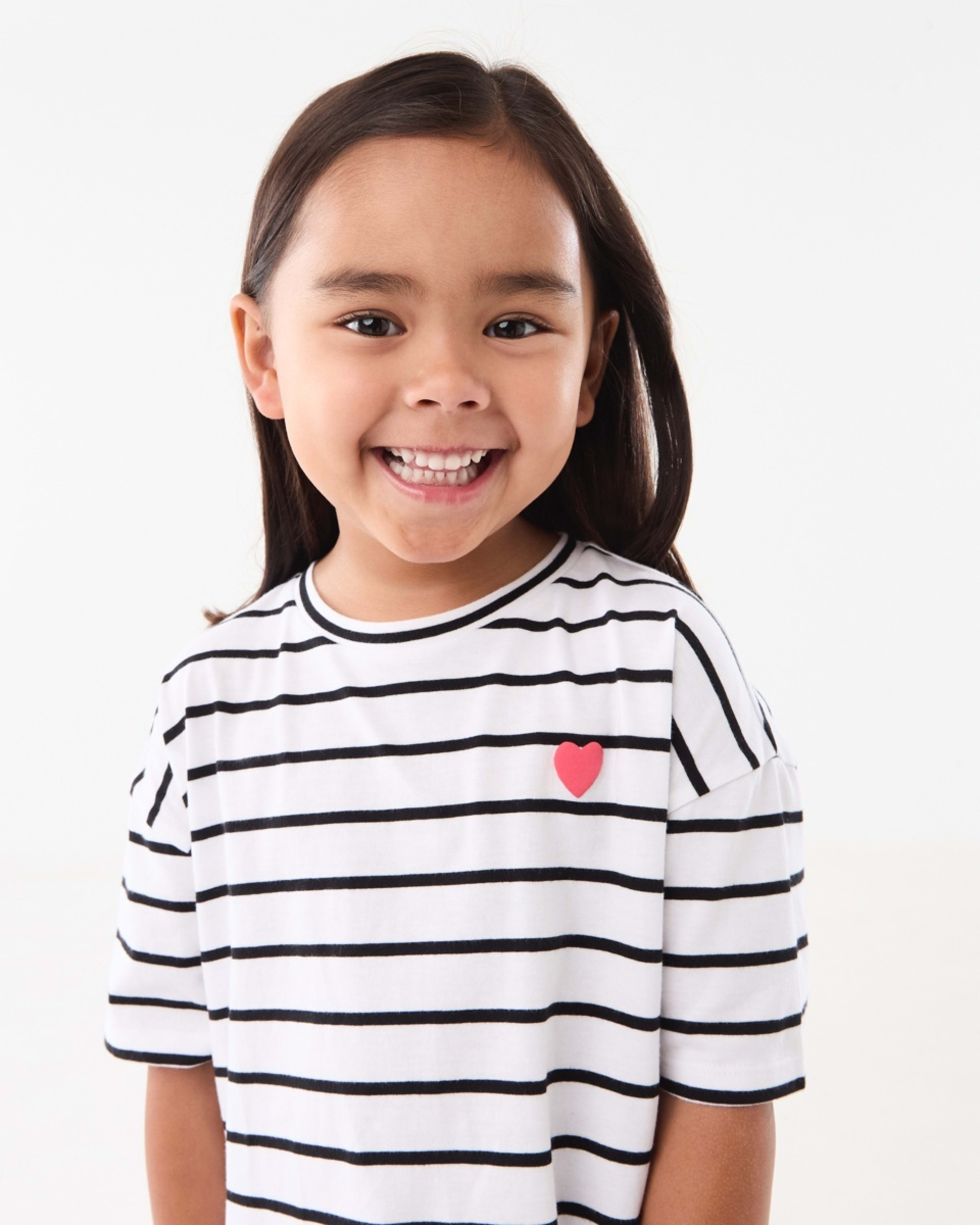 3 Short Sleeve Stripe T-shirt Blk Stripe, 3 of 8