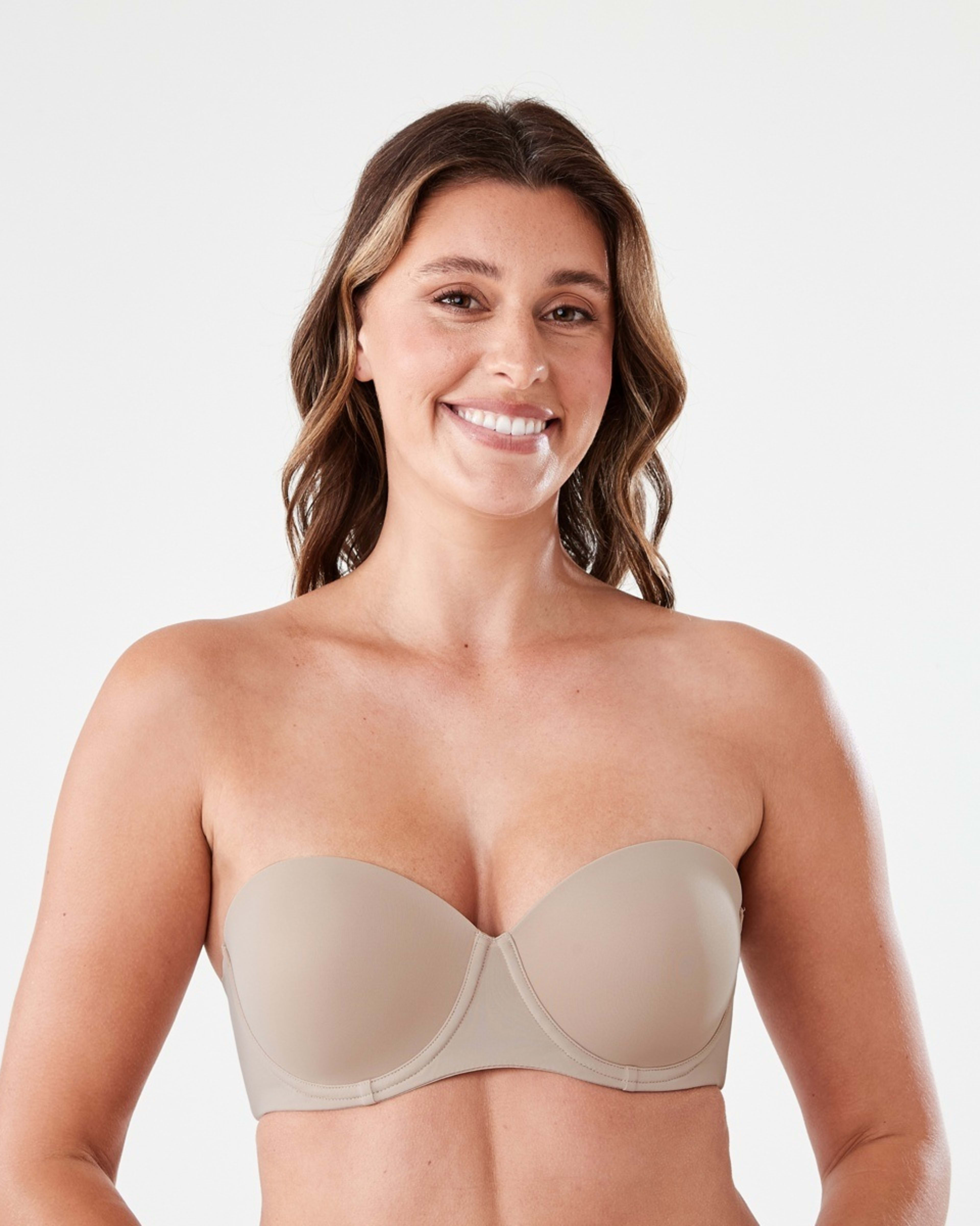 1 Strapless Push-Up Bra BEIGE