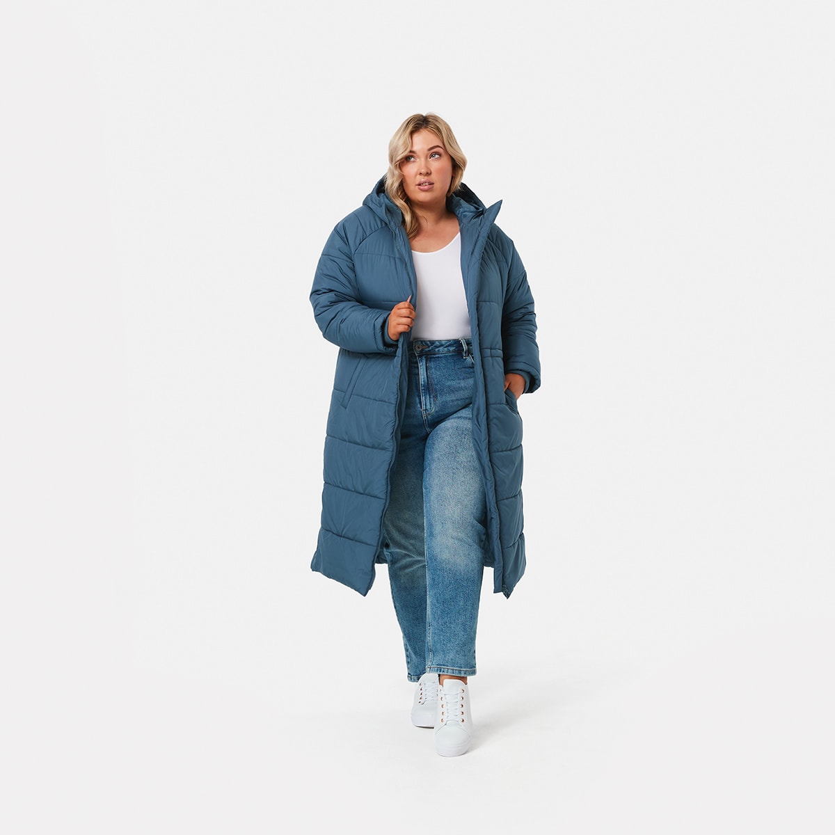 curve puffer jacket