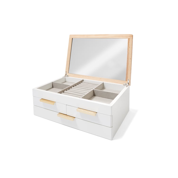 3 Tier Oak Look Jewellery Box Kmart