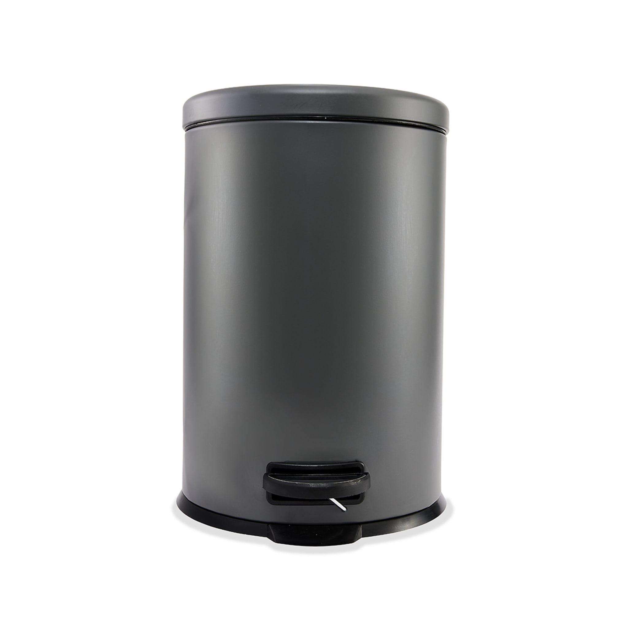 20L Matte Grey Round Pedal Bin - Kmart