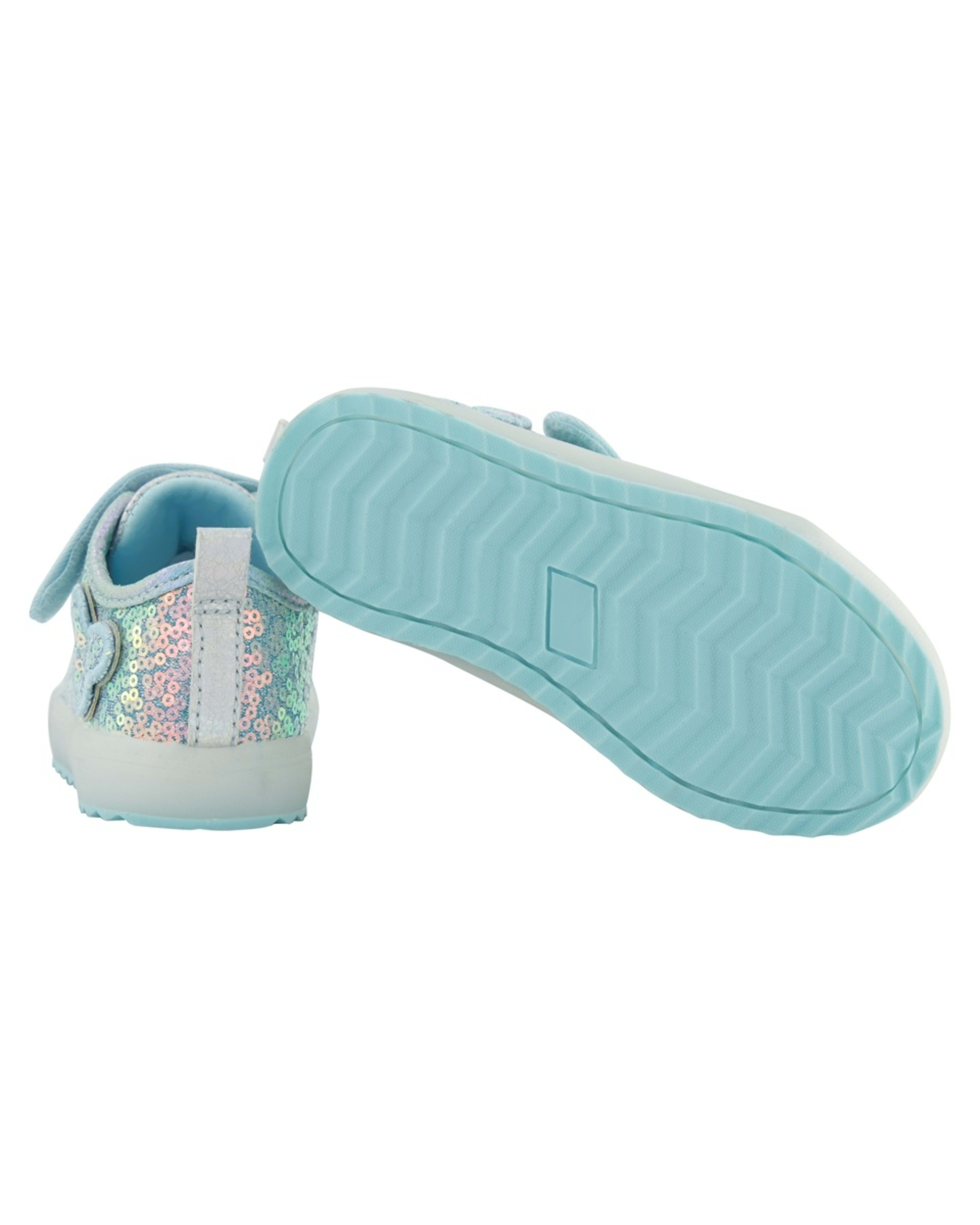 5 Junior Light-up Casual Shoes Sequin Blue Pink, 5 of 6