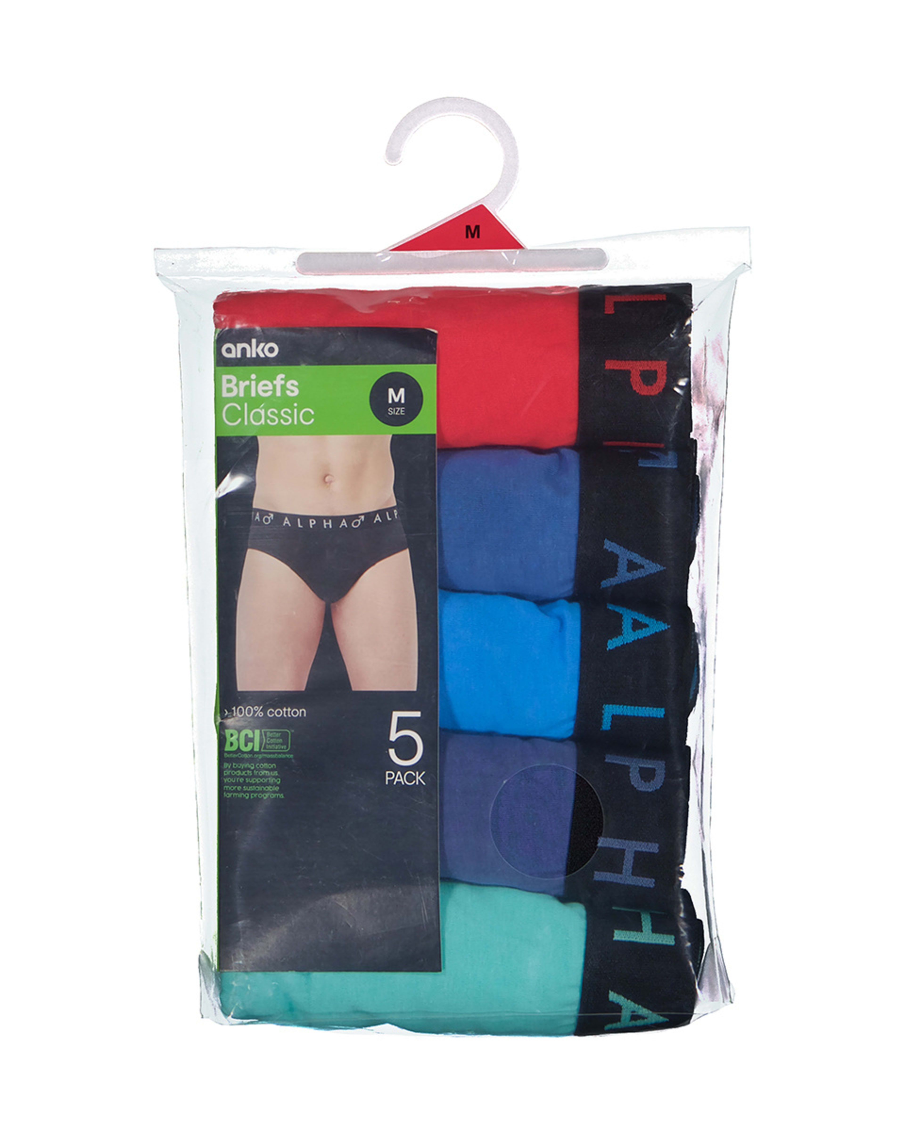 4 5 Pack Attached Elastic Hipster Briefs PRIMARY MULTI, 4 of 10