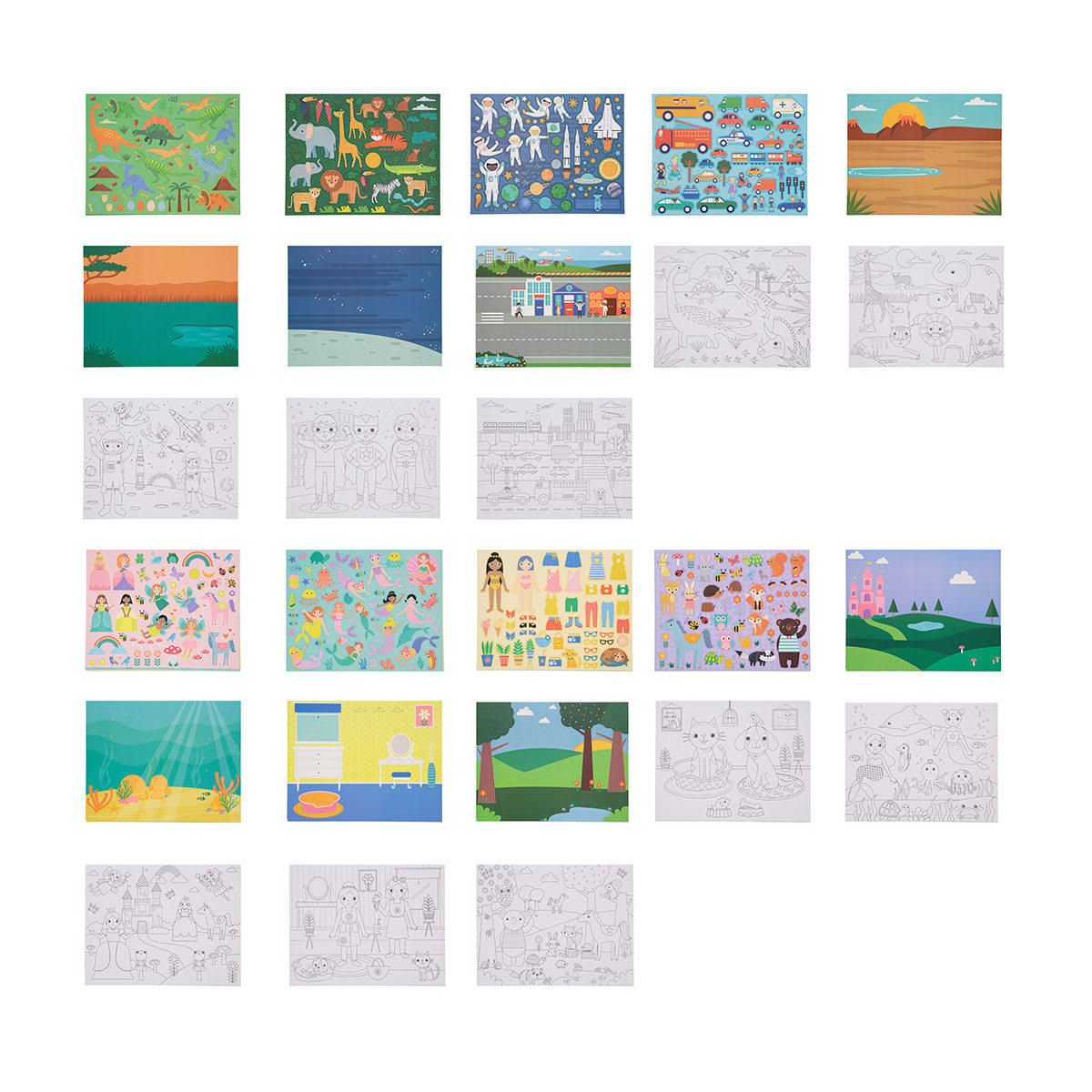 Sticker Scene Activity Assorted Kmart