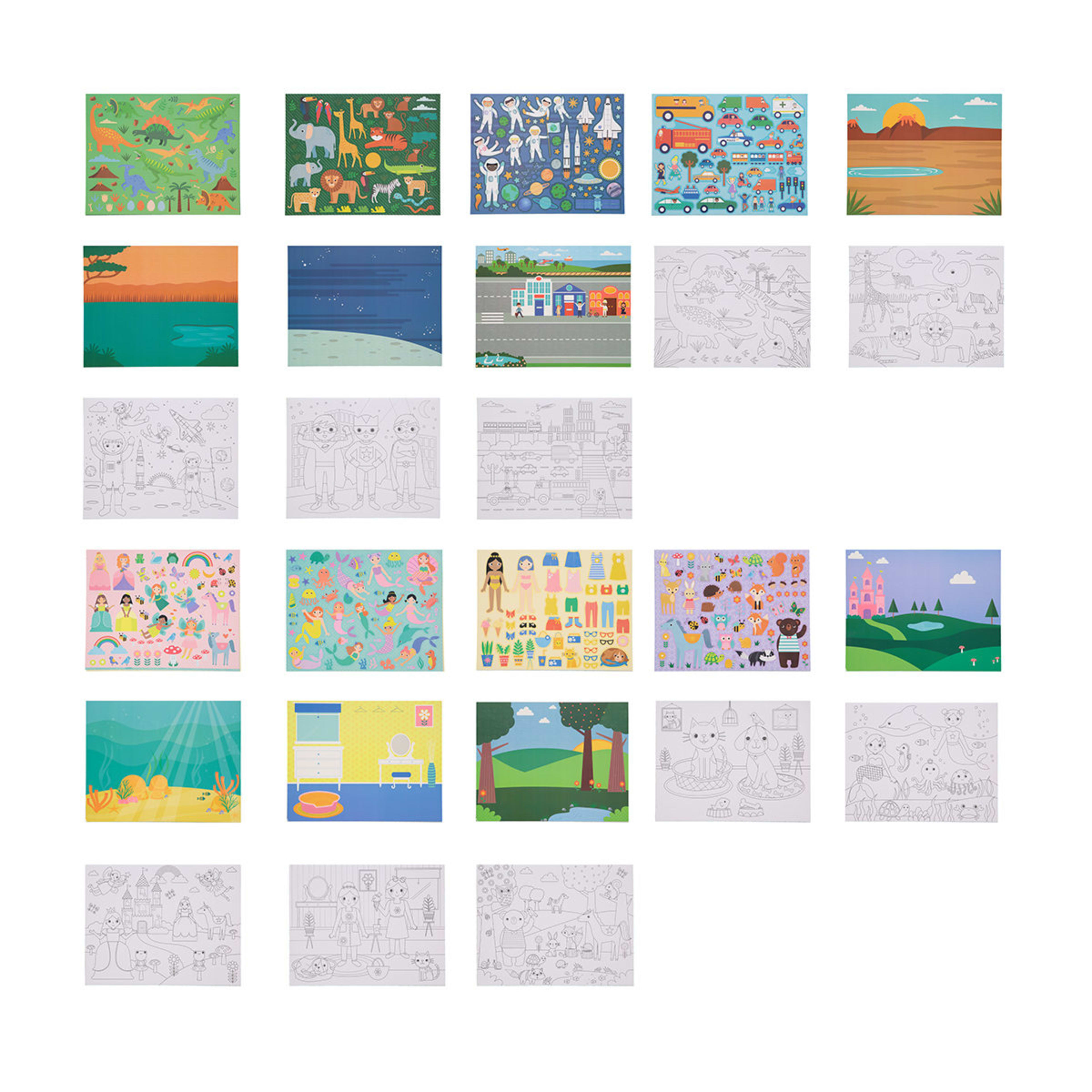 Sticker Scene Activity Assorted Kmart