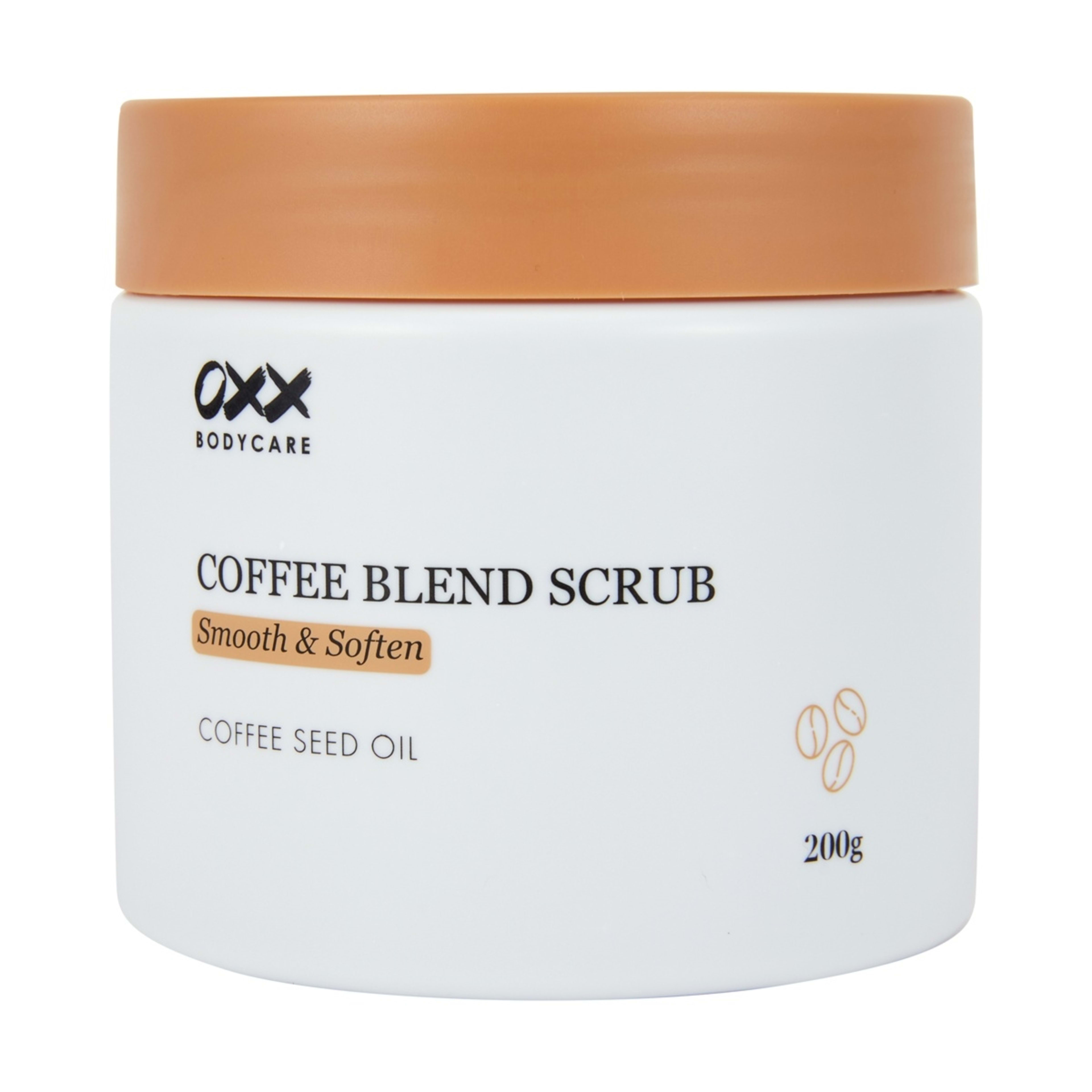 1 OXX Bodycare Coffee Blend Scrub 200g - Coffee Seed Oil, 1 of 4