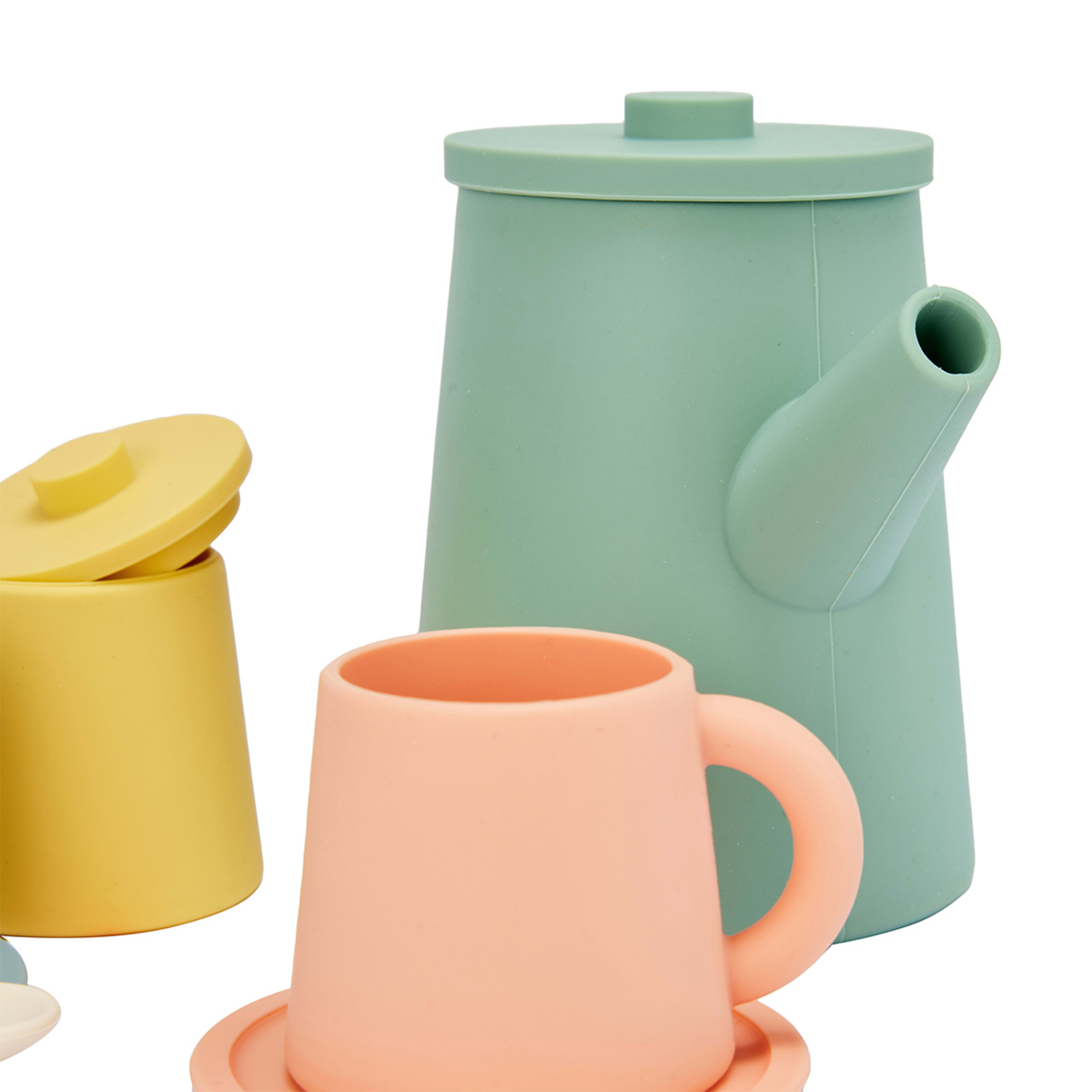 9 Piece Silicone Tea Set Kmart