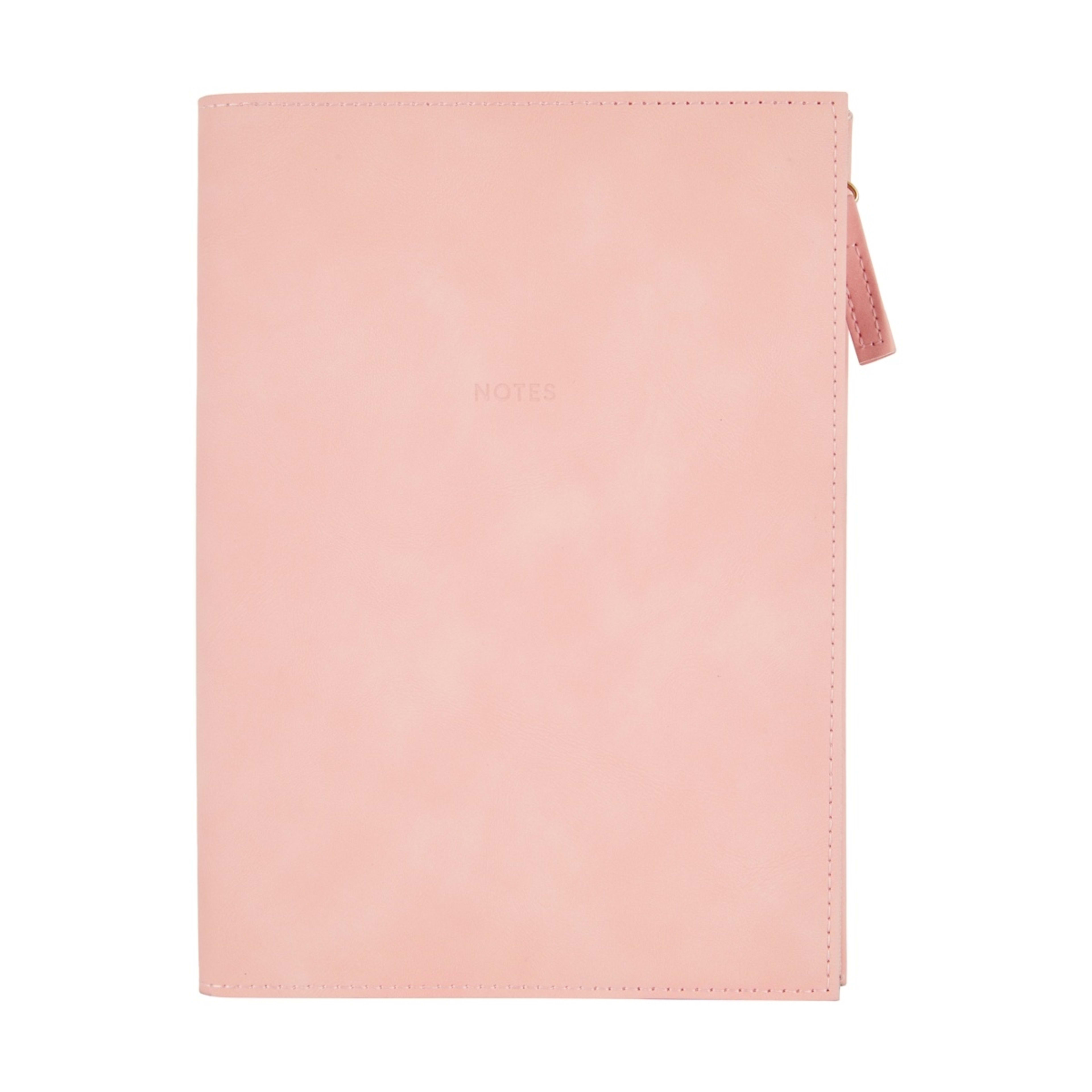 1 A5 Zip Journal - Pink